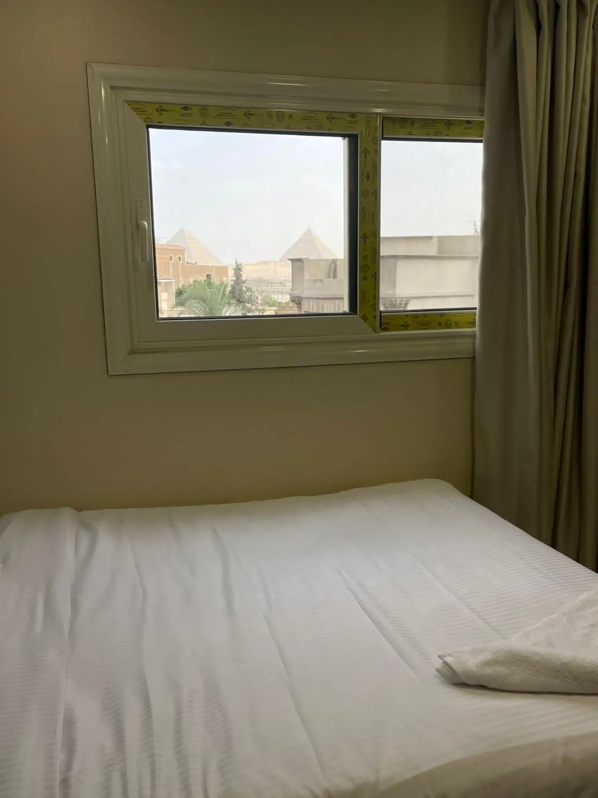 Bed in Grand Museum Pyramids View Hotel