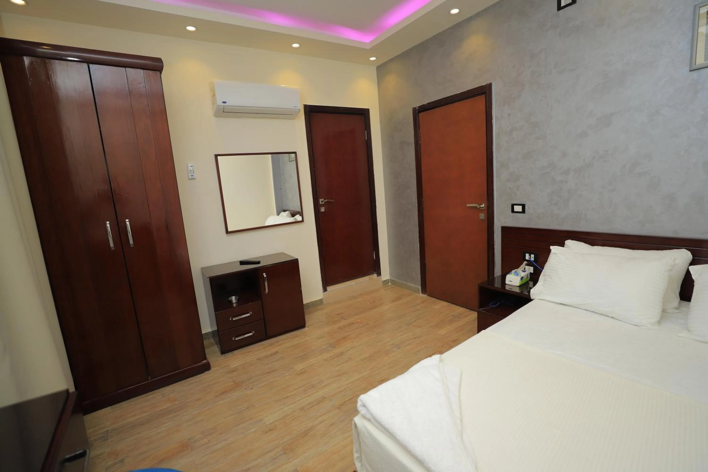 Bed in Grand Museum Pyramids View Hotel