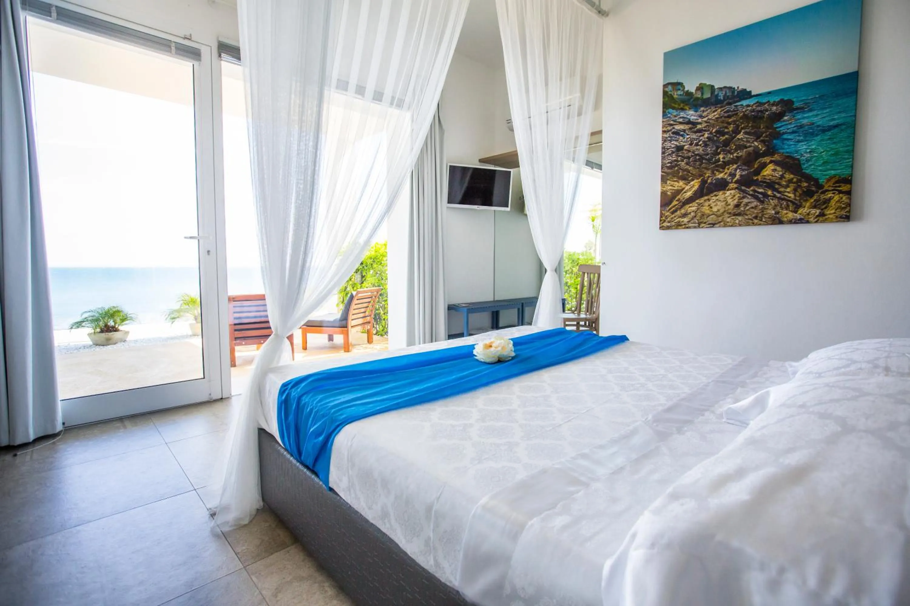 Bedroom, Bed in A Tonnara