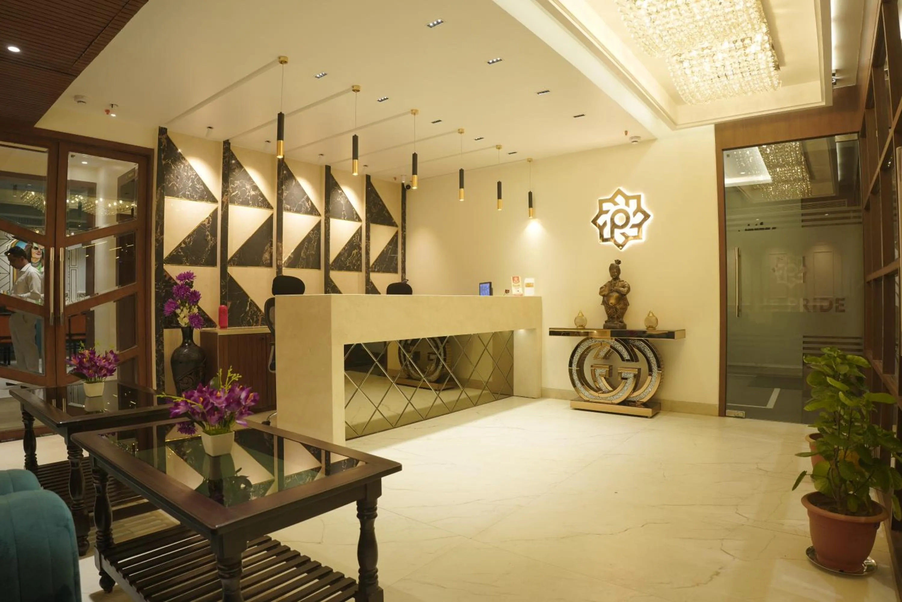 Lobby or reception in The Pride