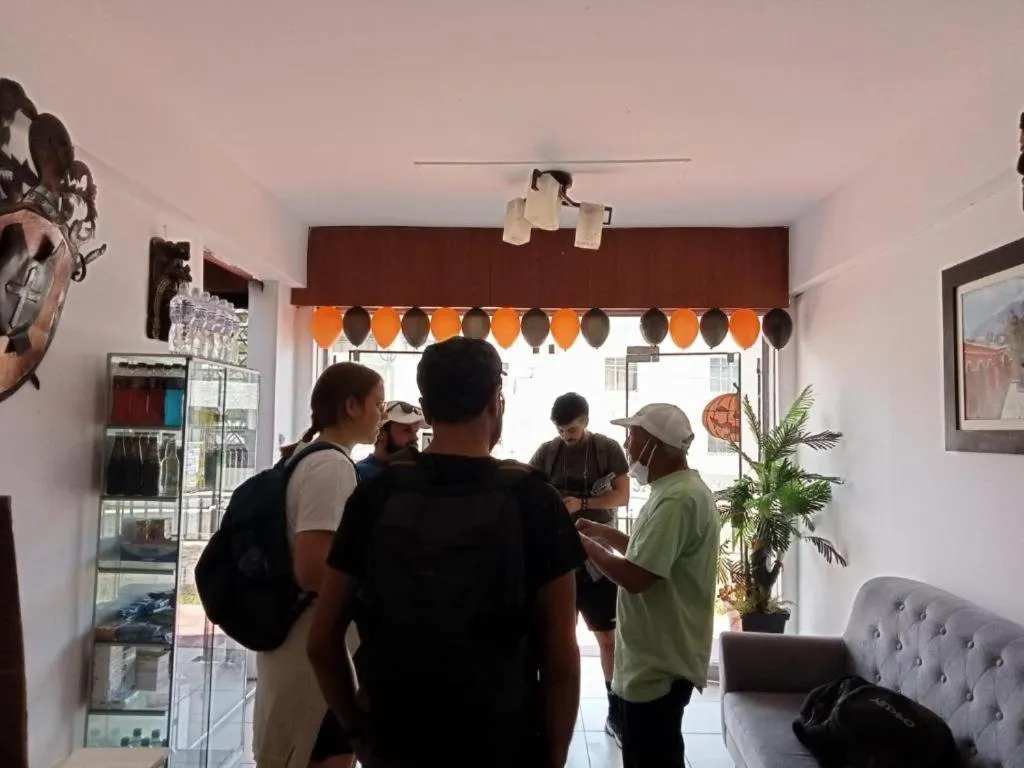 group of guests in Hotel Juan de la Torre