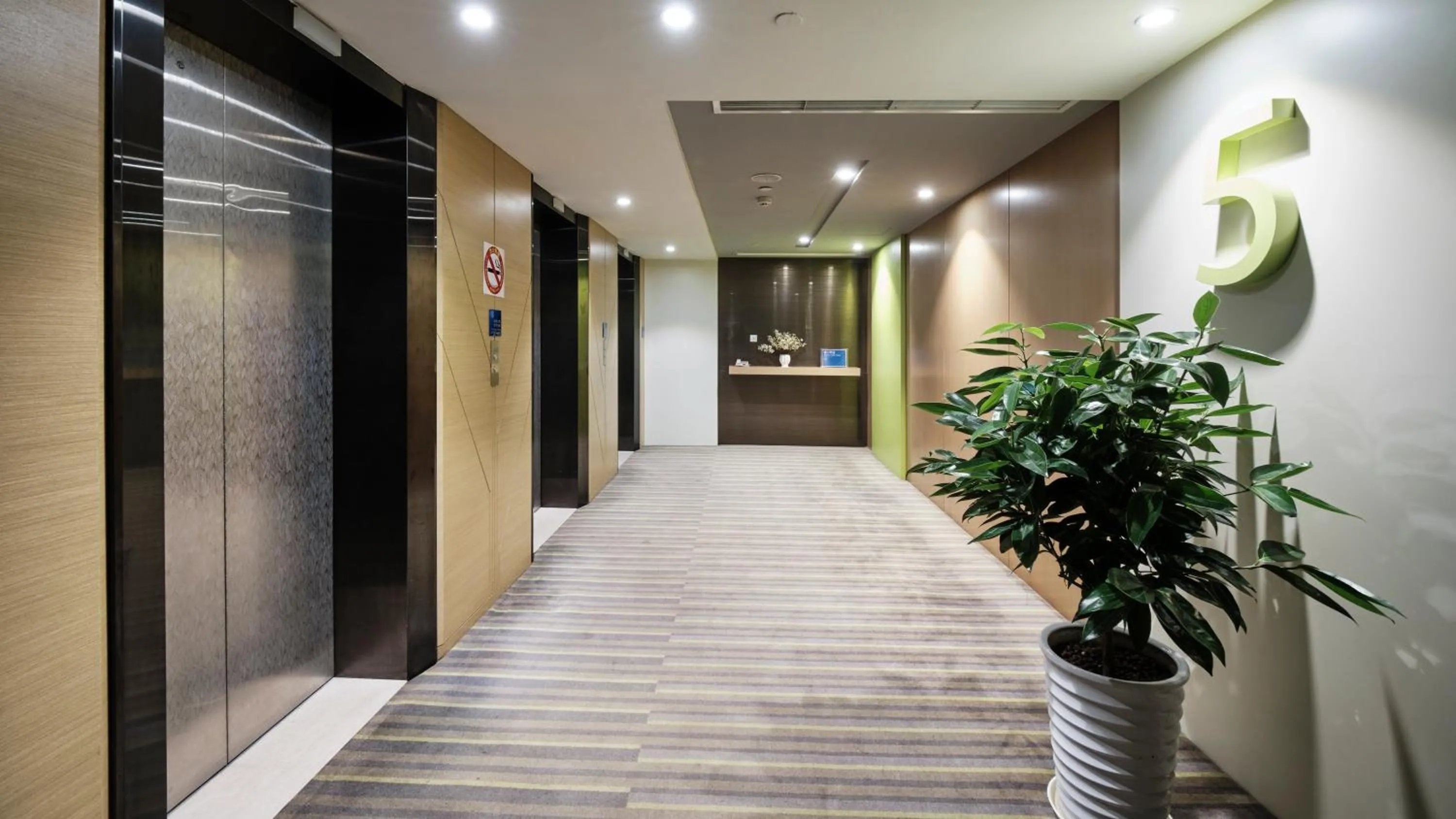 Decorative detail in Holiday Inn Express Shanghai Gongkang by IHG