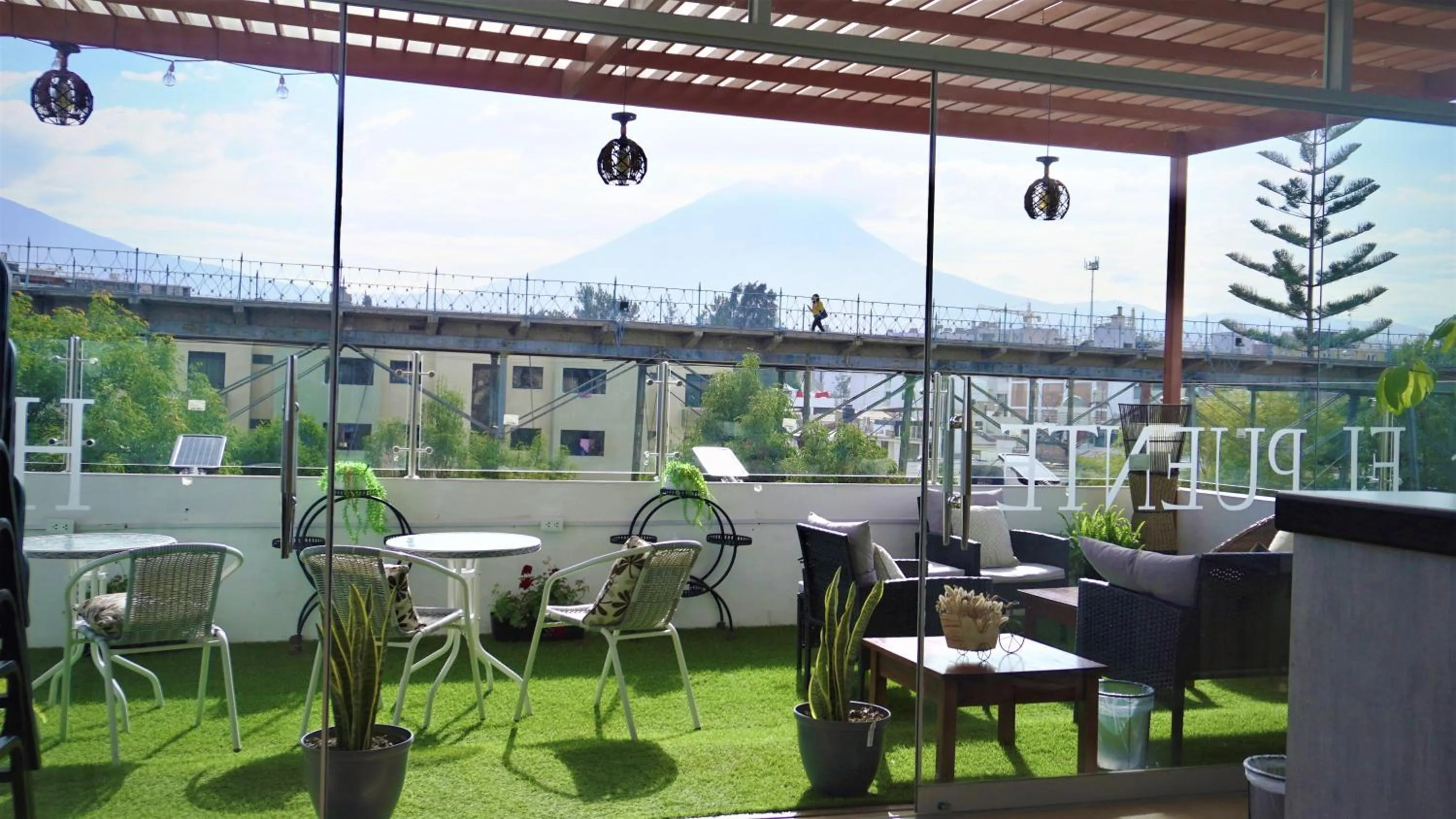 Balcony/Terrace in El puente Hotel Boutique