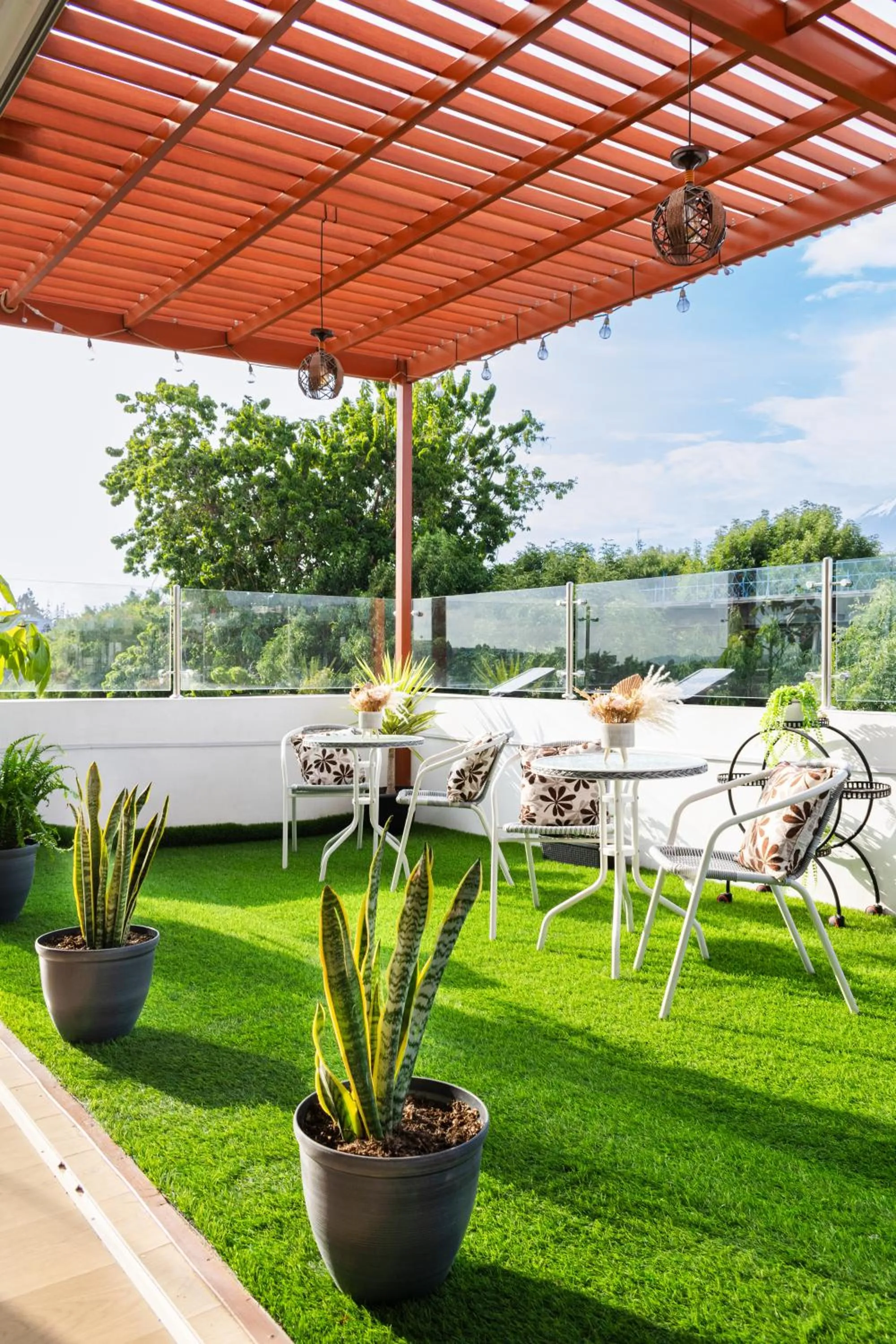 Balcony/Terrace in El puente Hotel Boutique