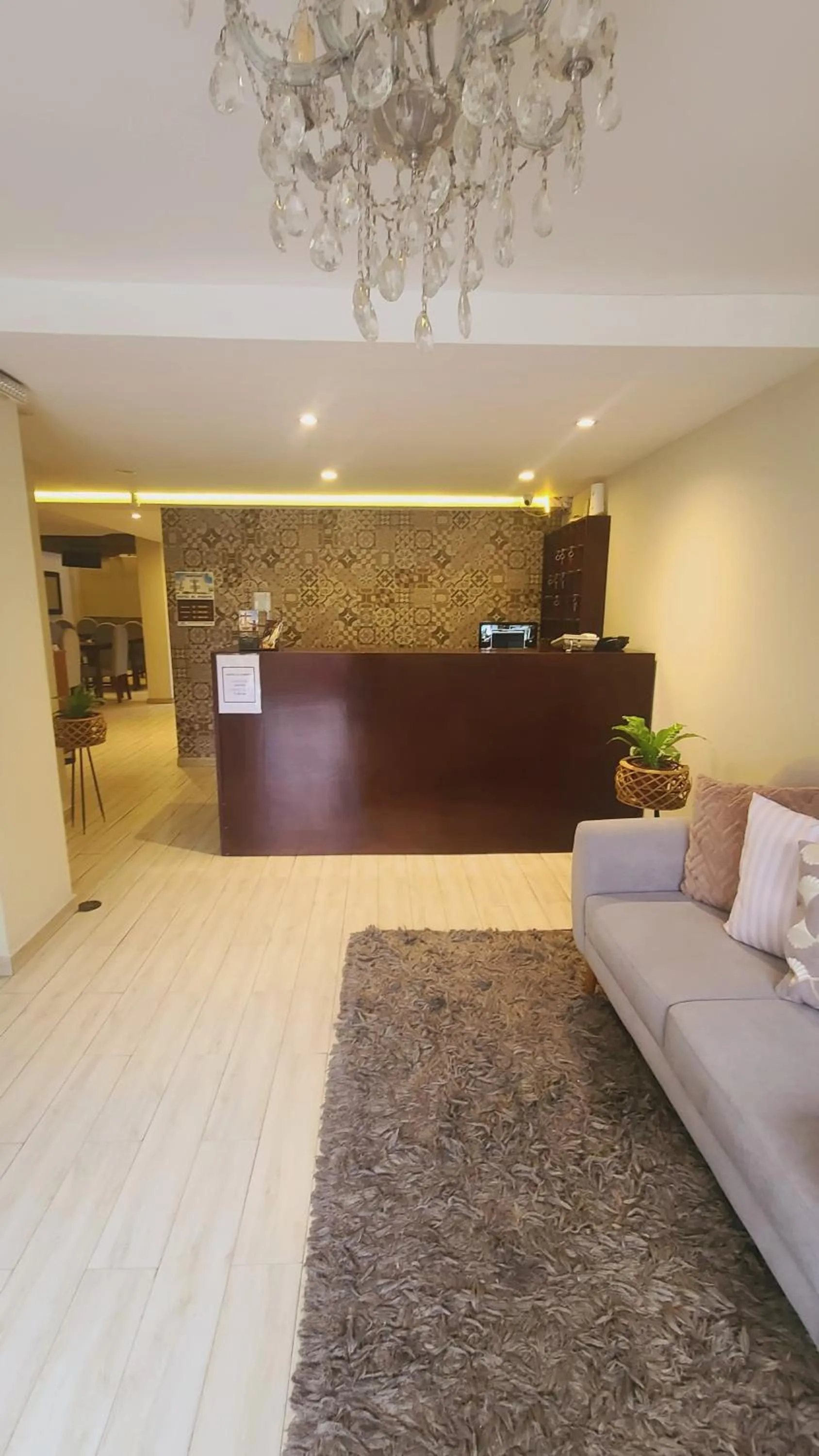 Lobby or reception in El puente Hotel Boutique