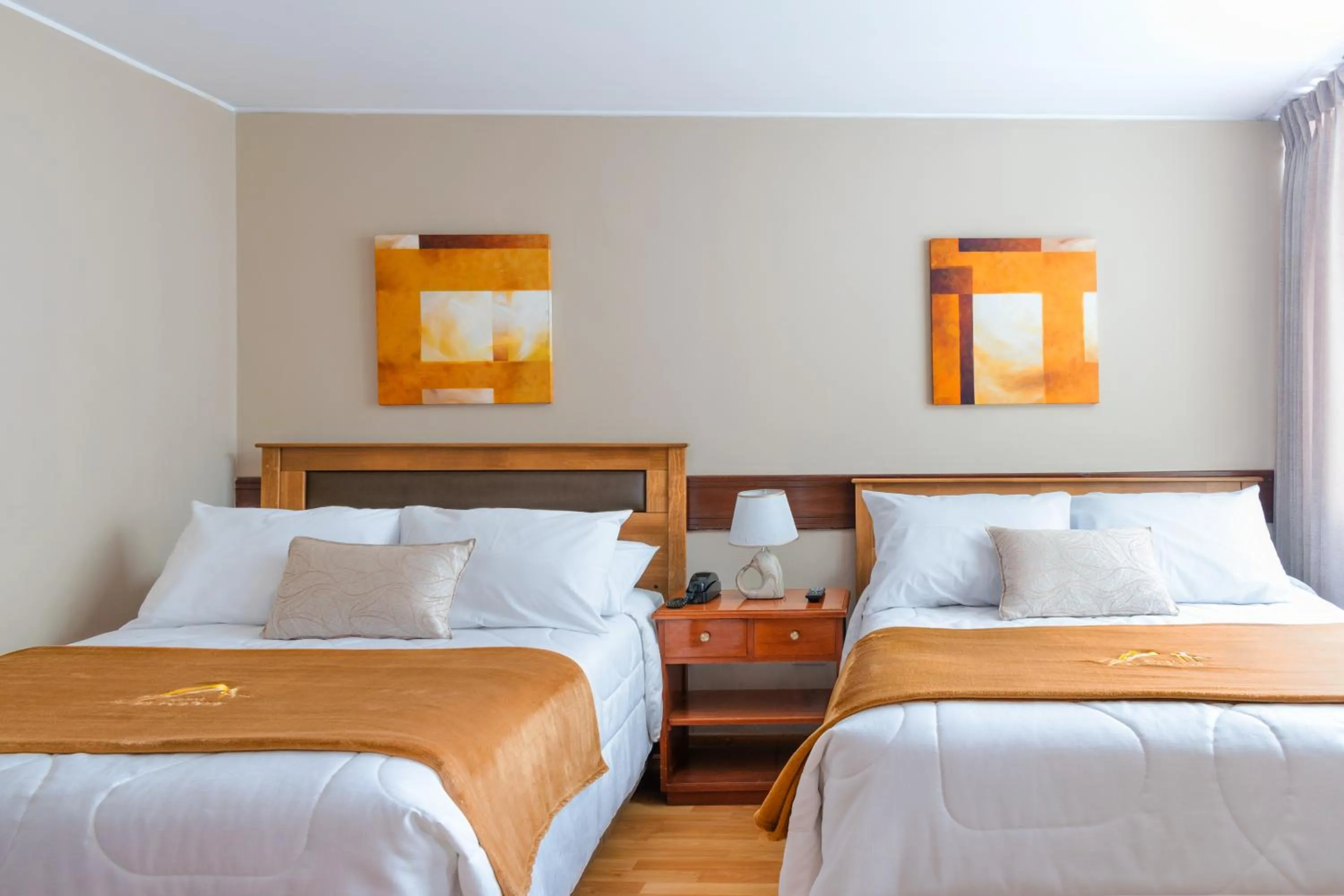 Bed in El puente Hotel Boutique