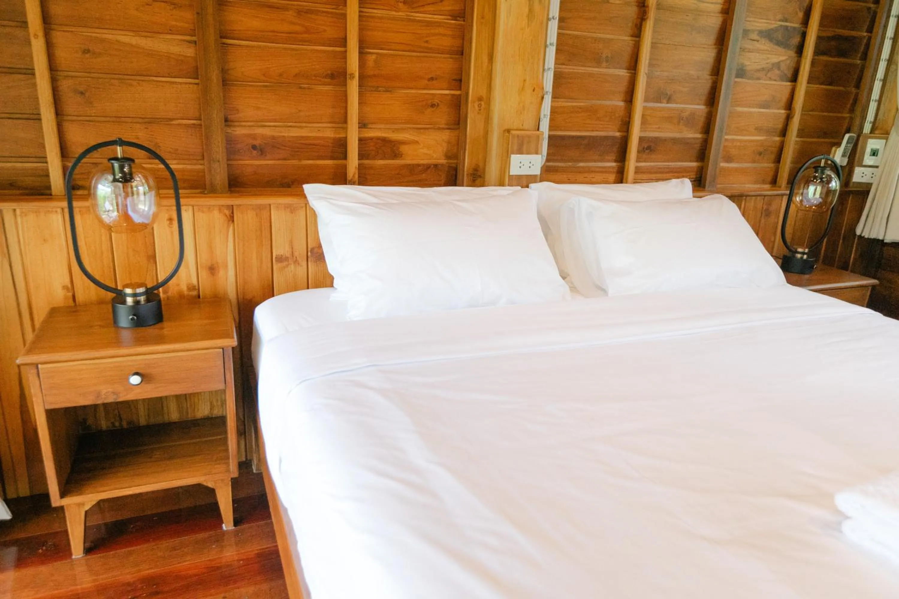Bed in Saksila Resort