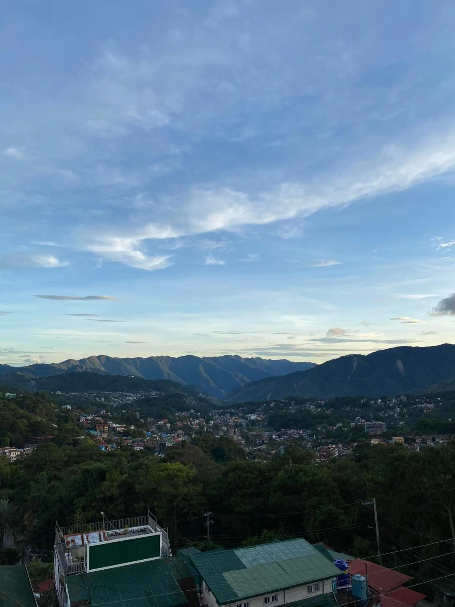 Mountain view in ECCO Suites Baguio