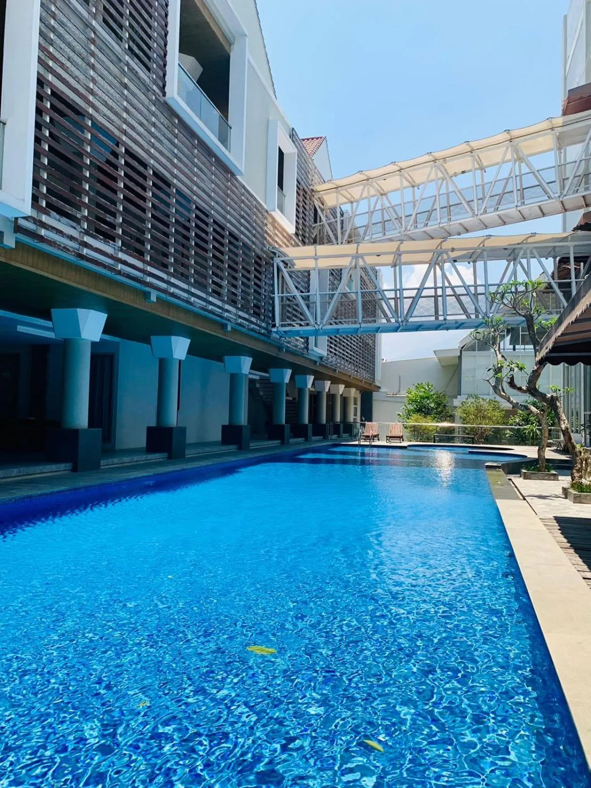 Pool view in Sinergi Hotel & Villa