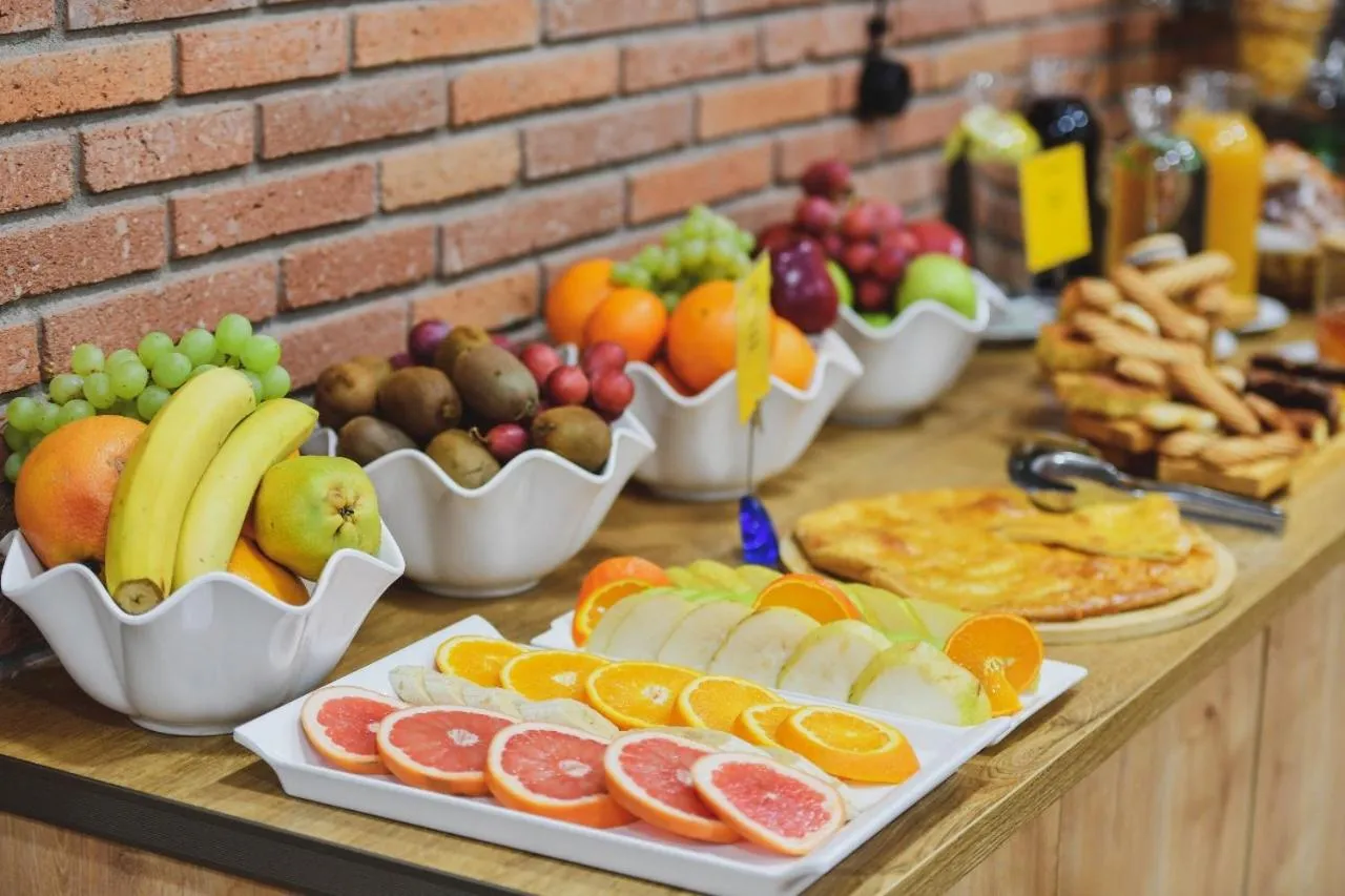 Buffet breakfast in Atrium Boutique Hotel