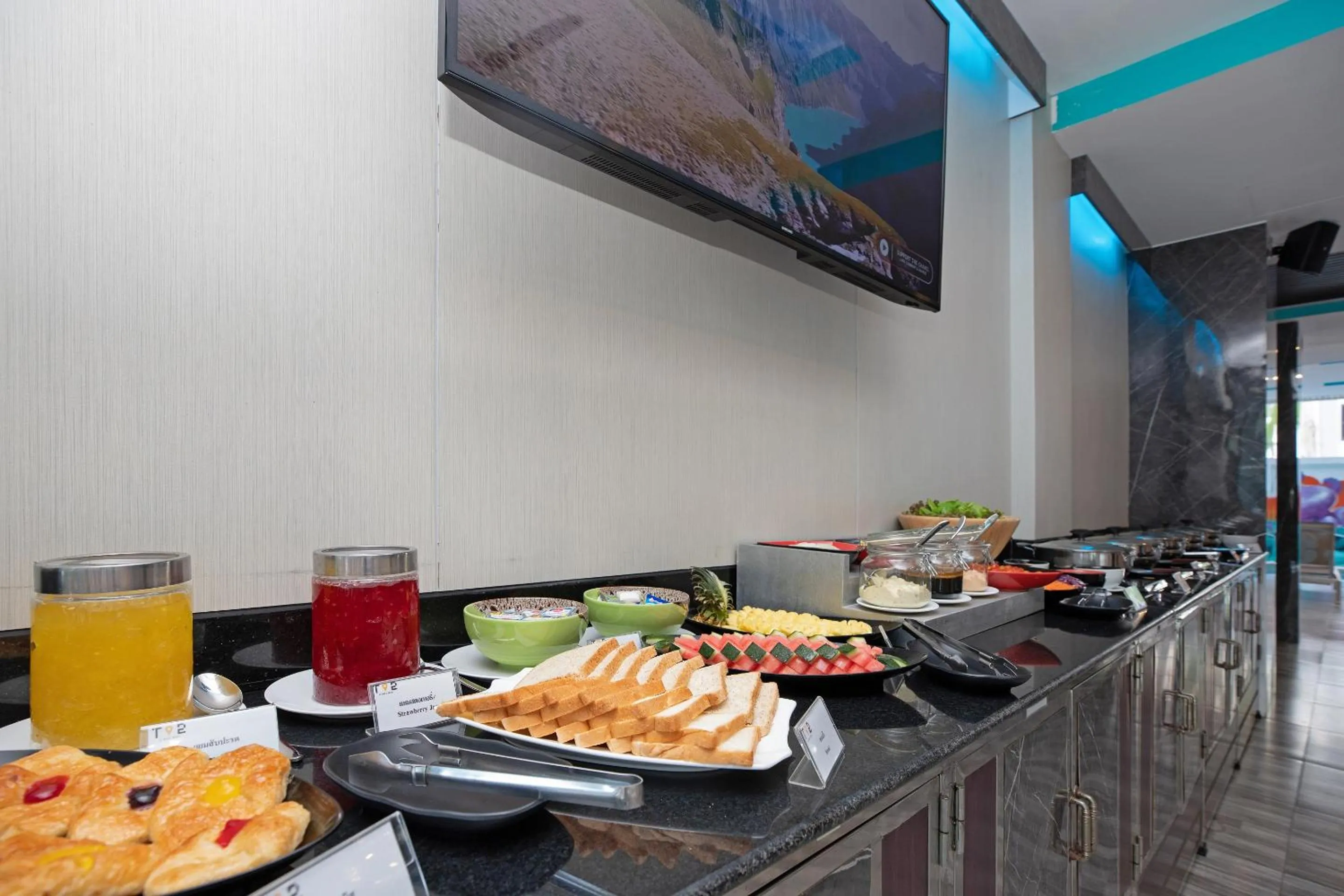 Breakfast in iCheck inn Sky Beach Ao Nang Krabi