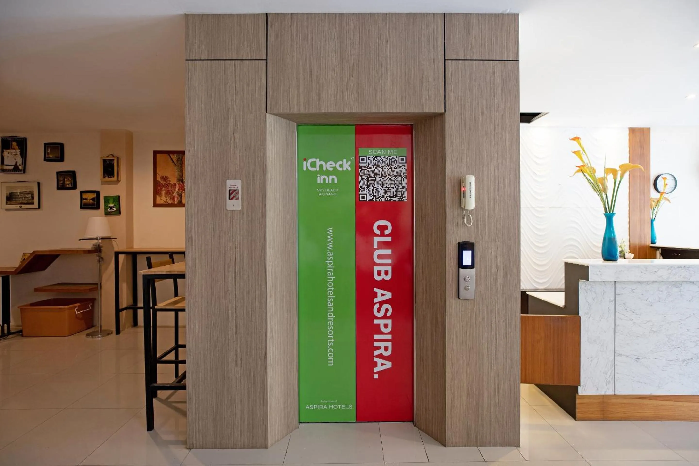 elevator, Bed in iCheck inn Sky Beach Ao Nang Krabi