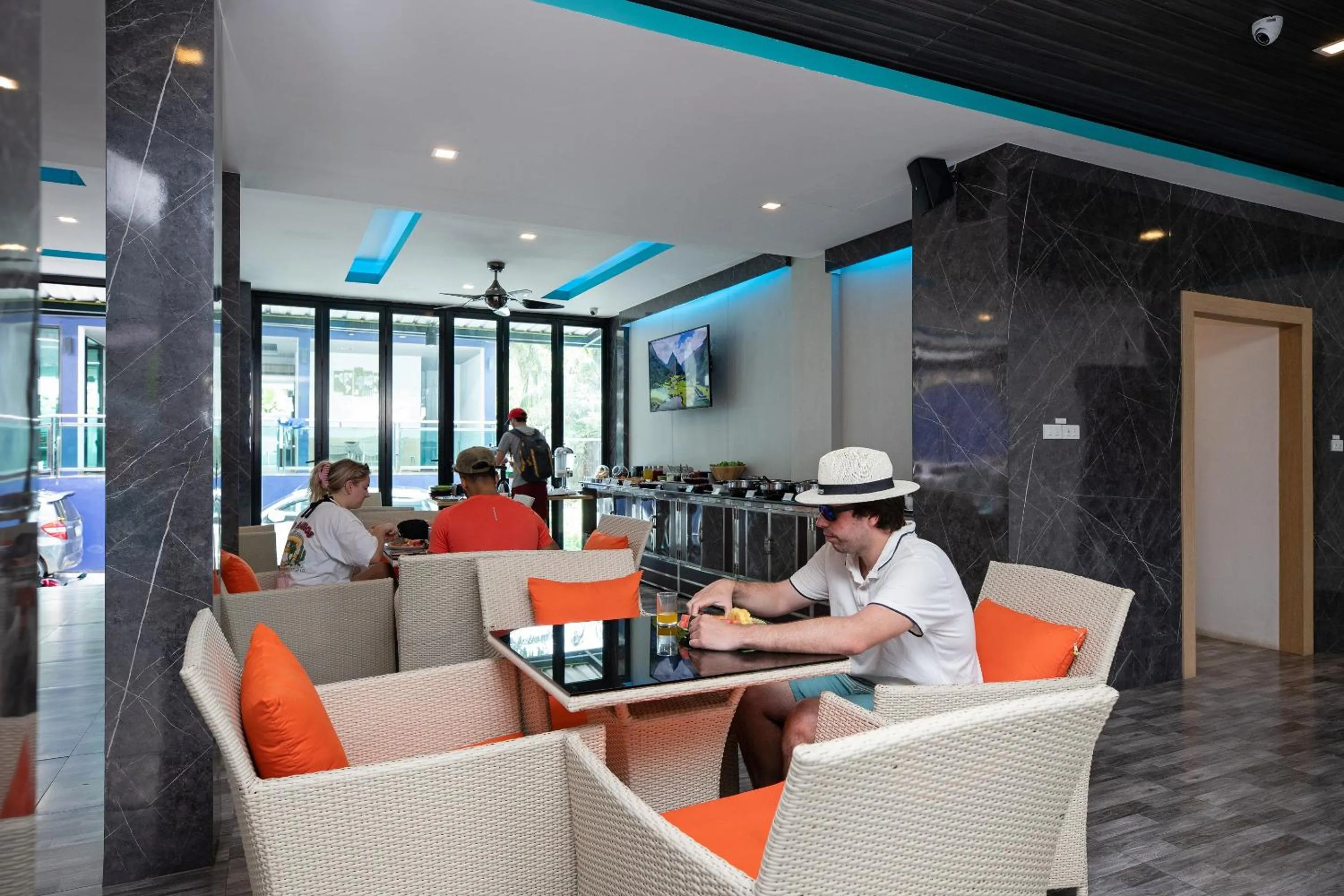 Breakfast in iCheck inn Sky Beach Ao Nang Krabi