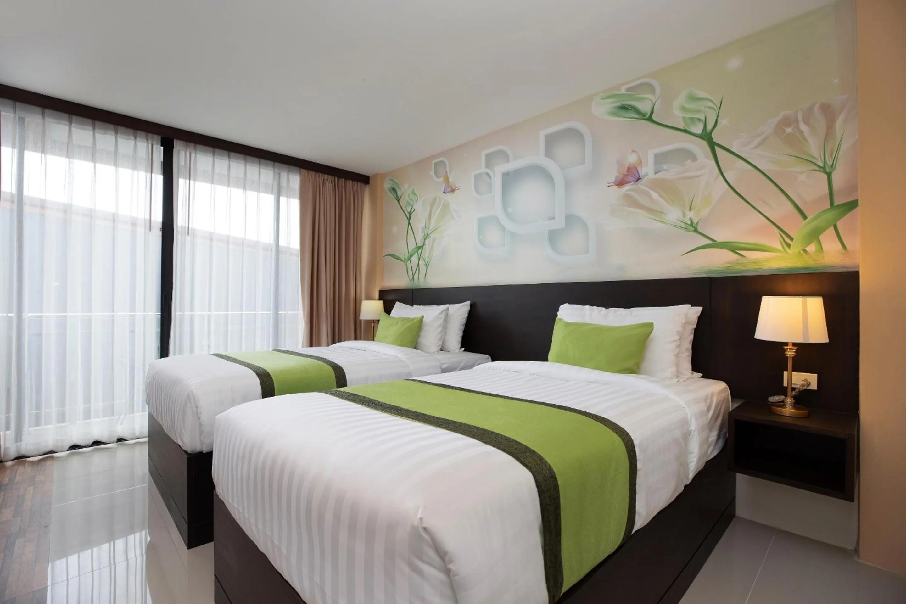 Bed in iCheck inn Sky Beach Ao Nang Krabi