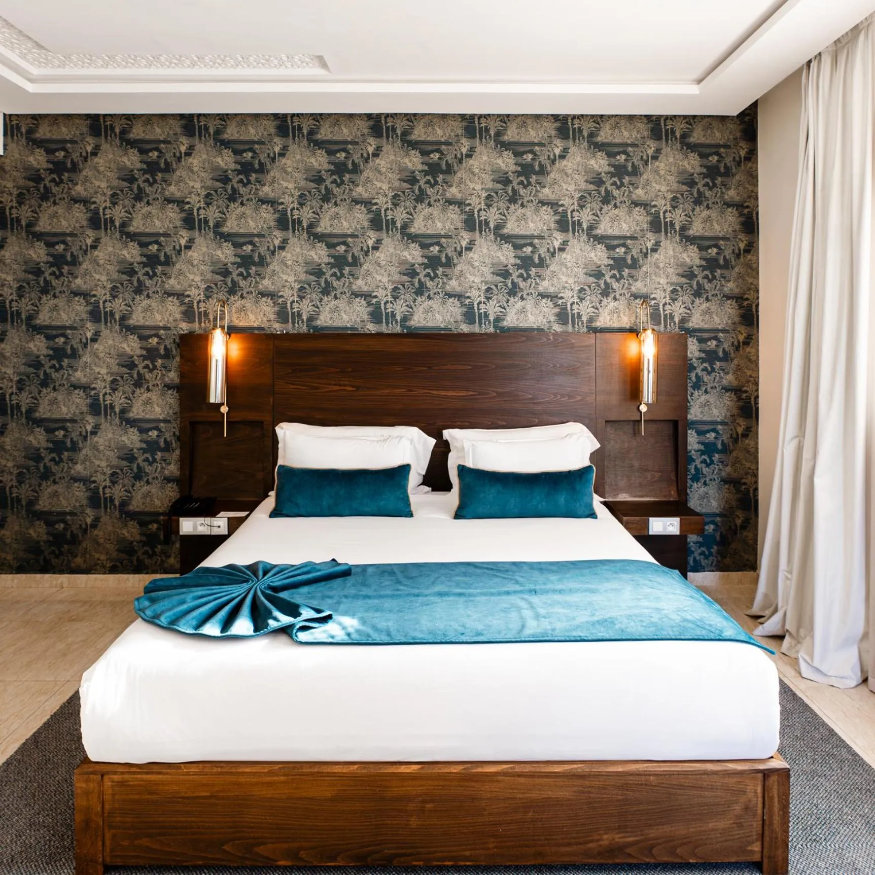 Bed in Fourteen Hotel Ain Sebaa