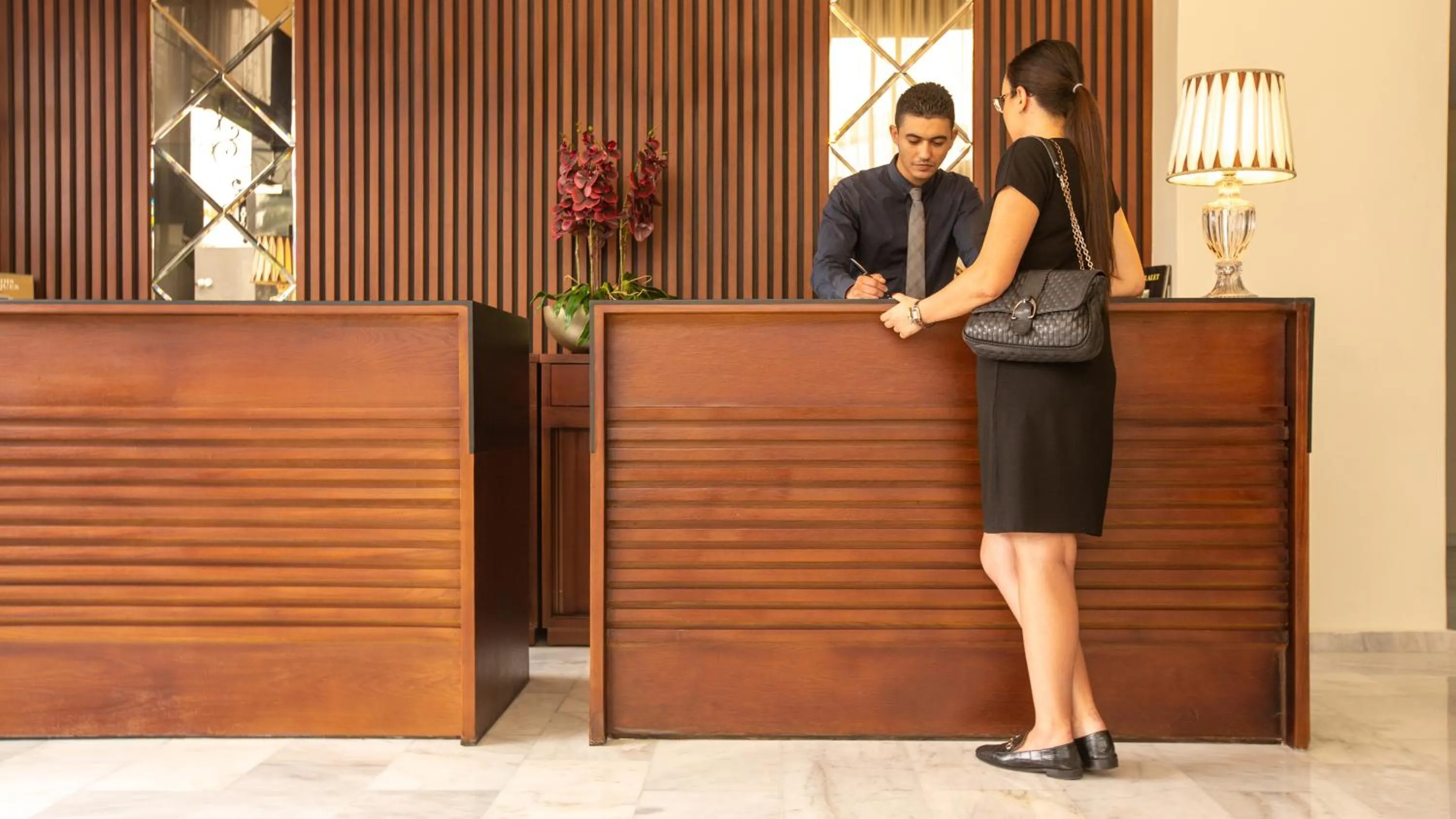 Lobby or reception in Fourteen Hotel Ain Sebaa