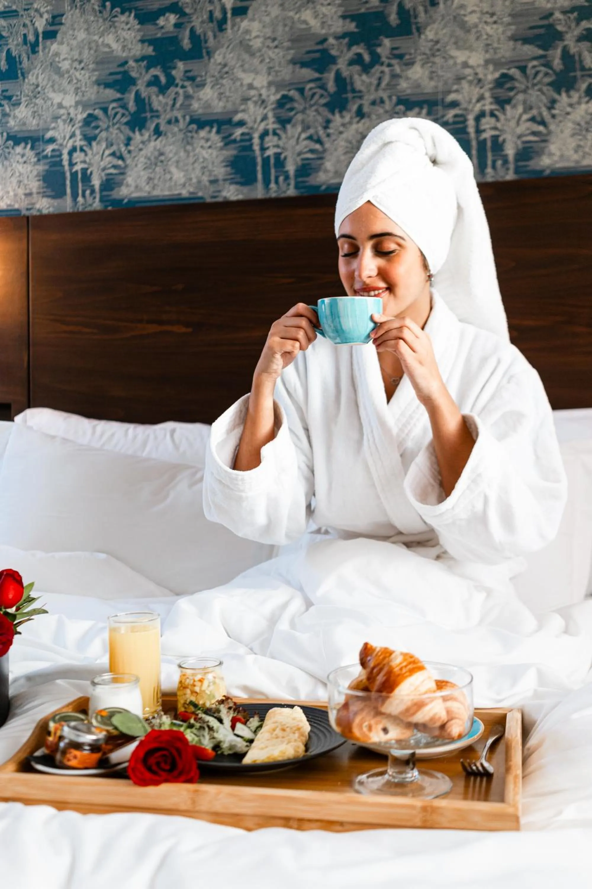 Bed in Fourteen Hotel Ain Sebaa