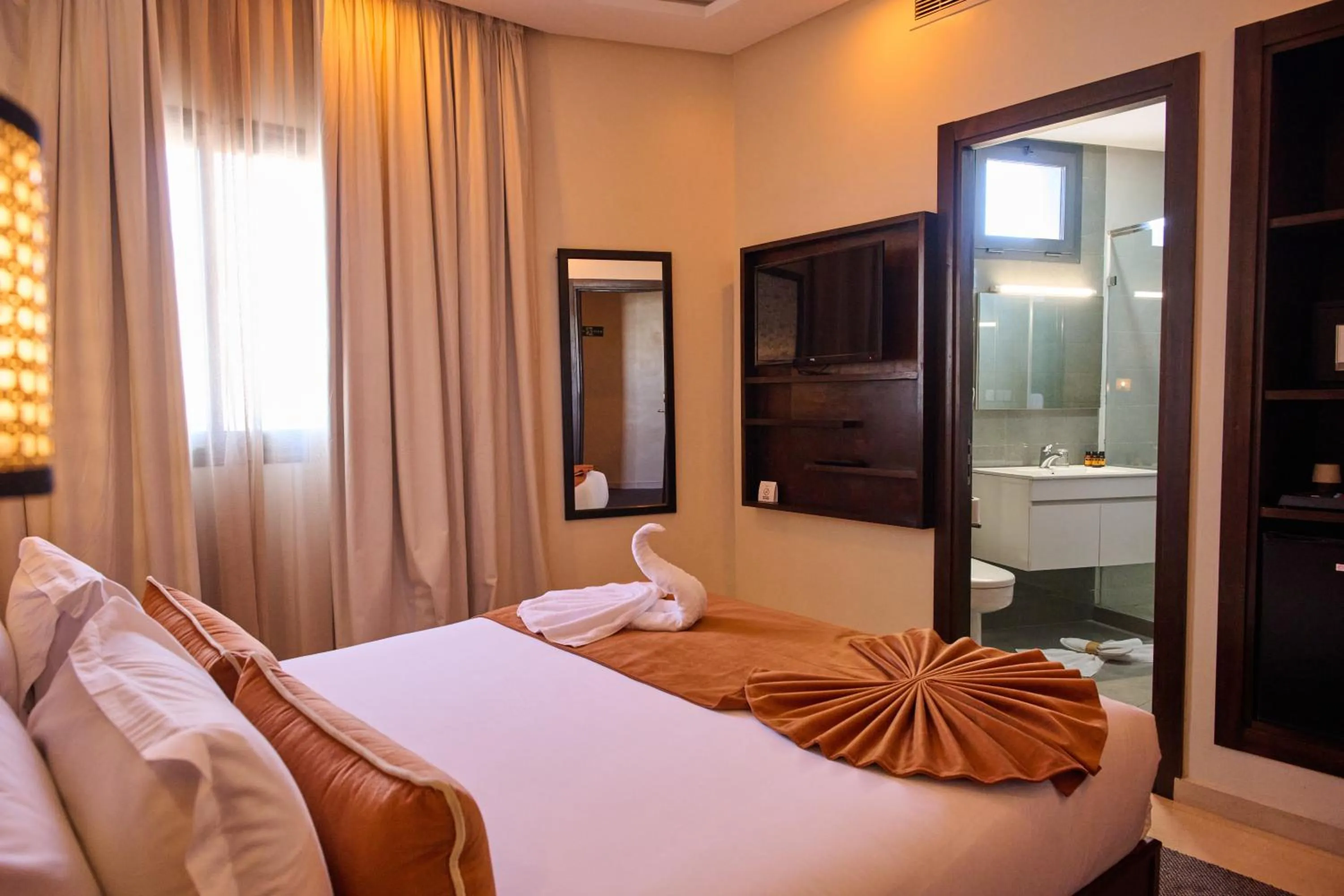 Bed in Fourteen Hotel Ain Sebaa