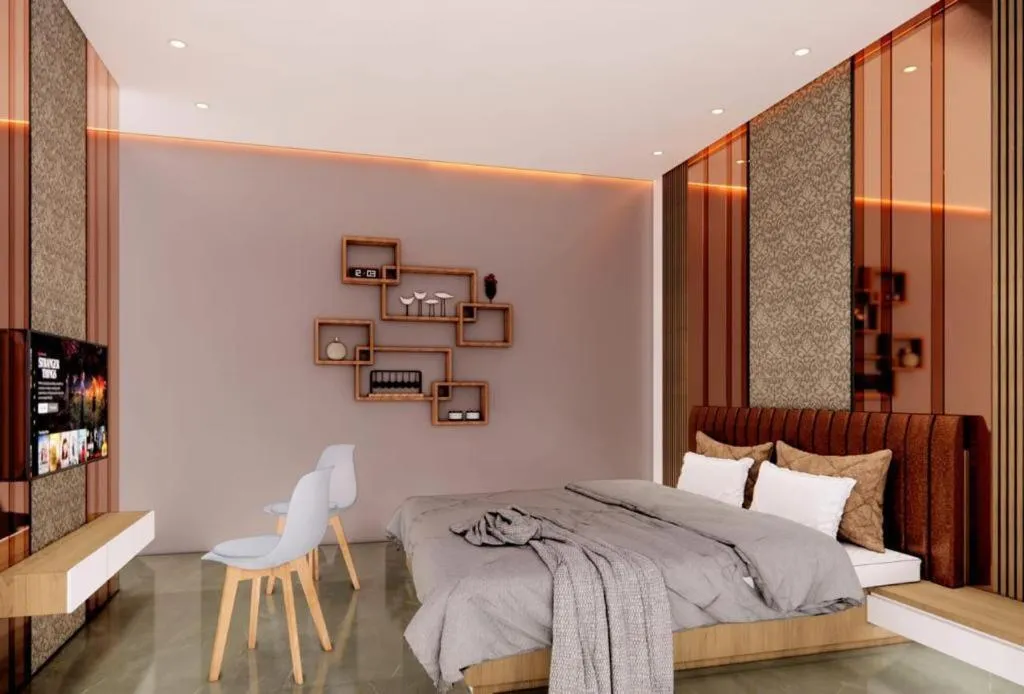 Bed in Hotel The Mint Nanded