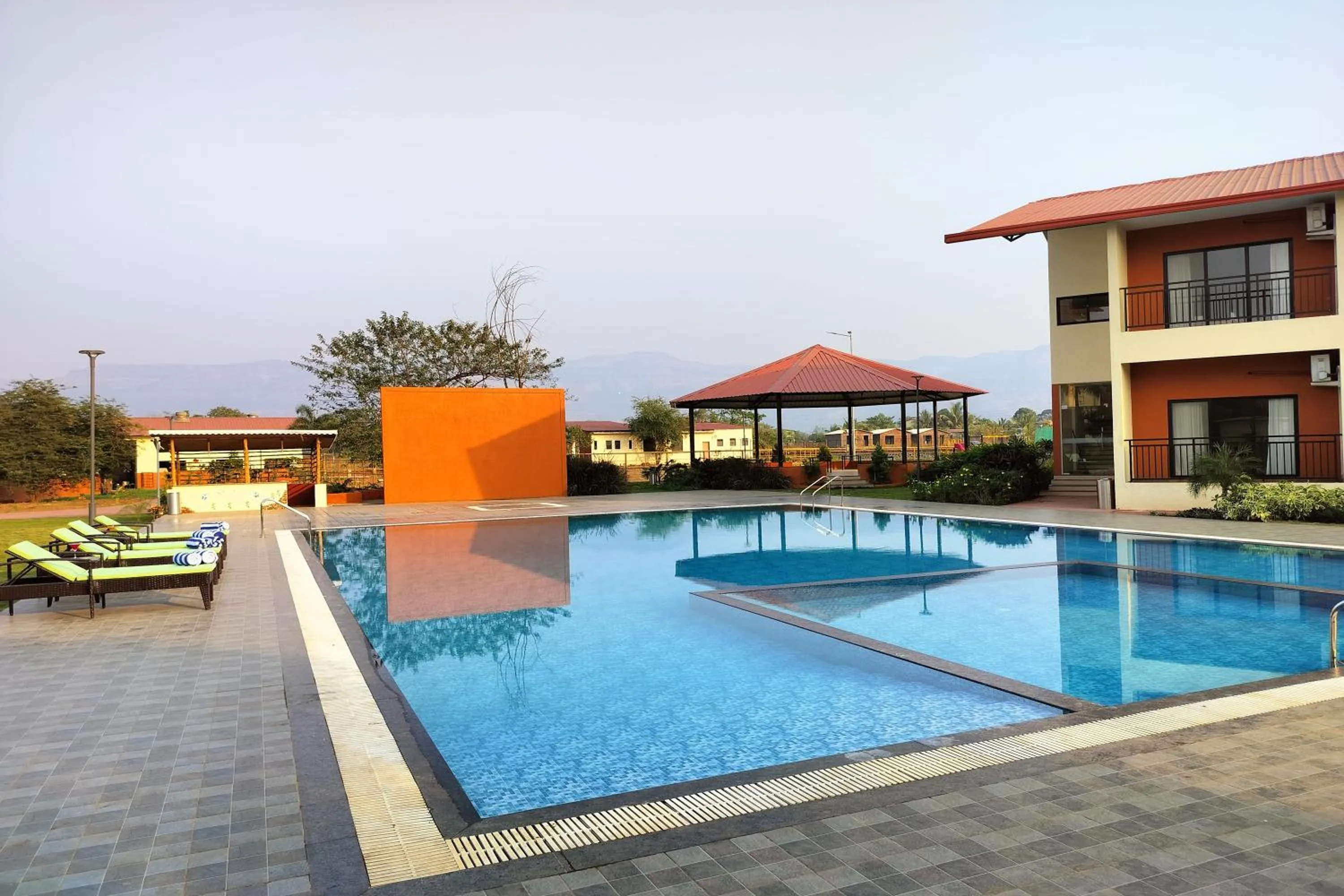 Swimming pool in Pegasus Lifestyle Resort Karjat