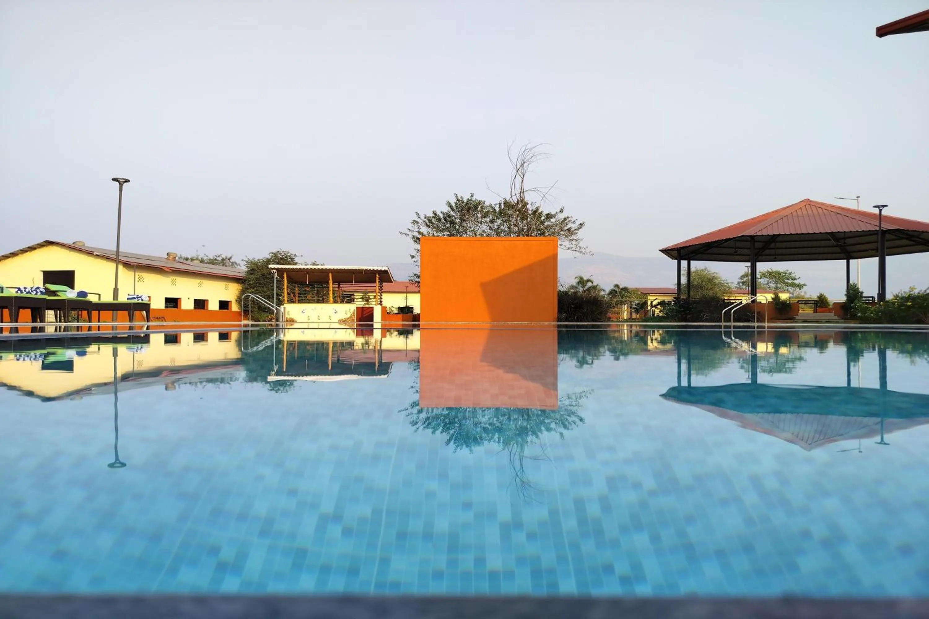 Swimming pool in Pegasus Lifestyle Resort Karjat