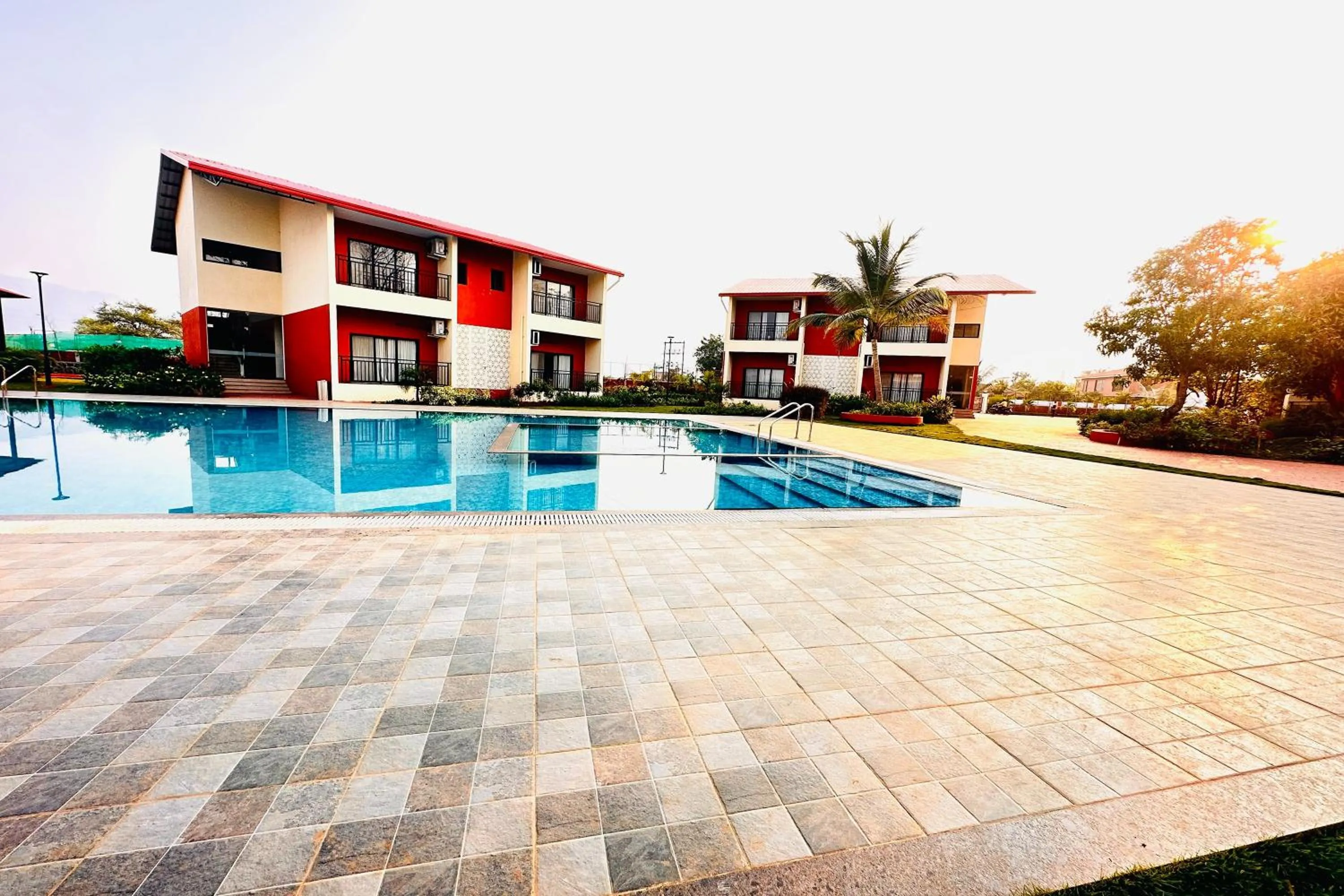 Swimming pool in Pegasus Lifestyle Resort Karjat