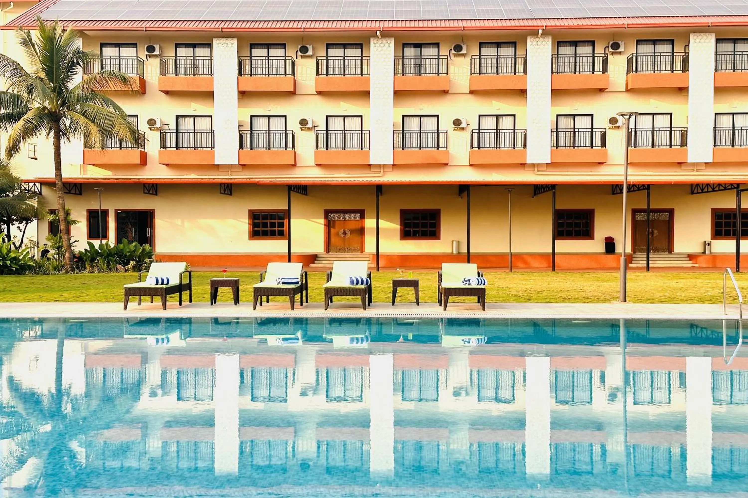 Swimming pool in Pegasus Lifestyle Resort Karjat
