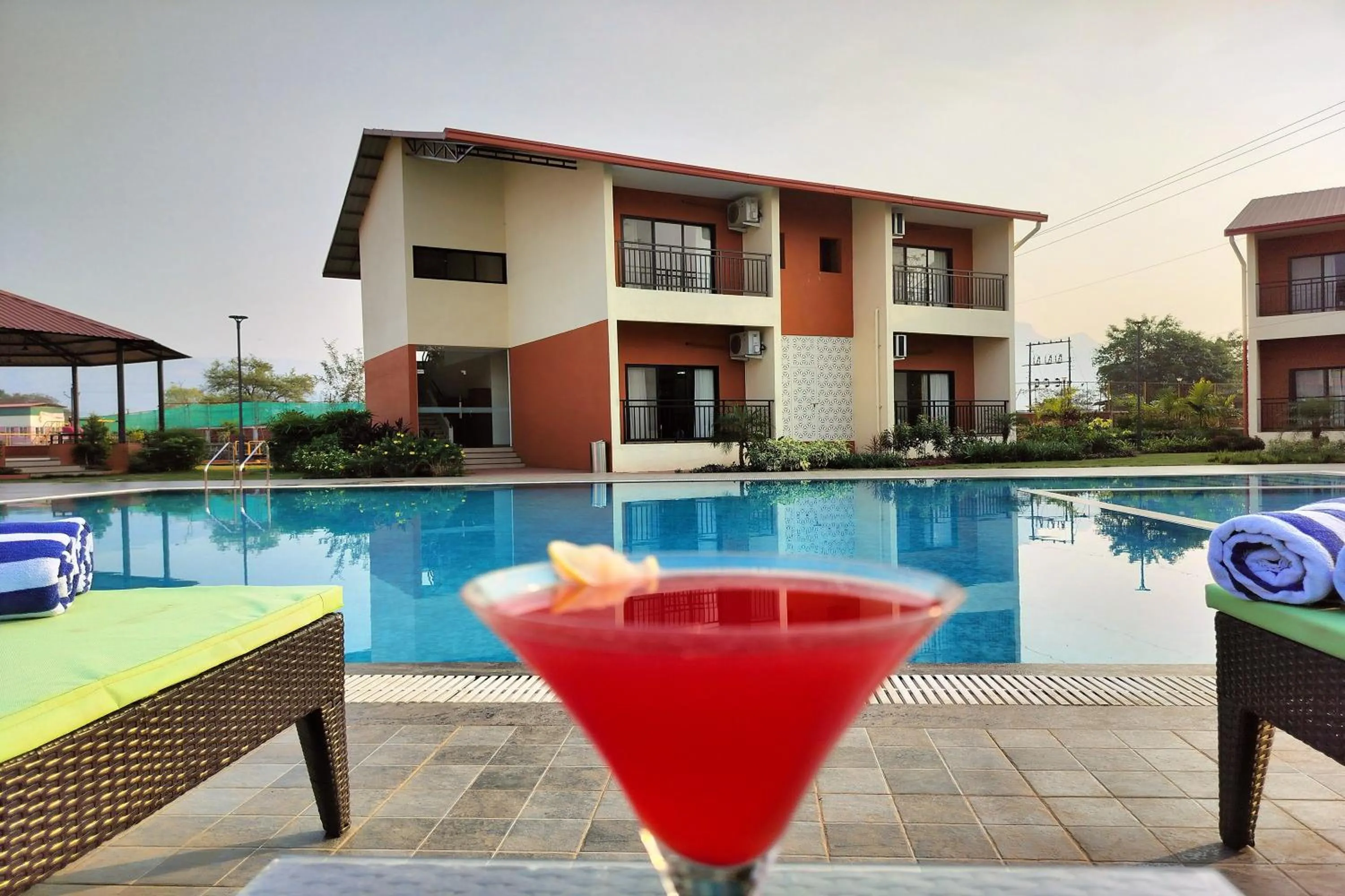 Swimming pool in Pegasus Lifestyle Resort Karjat