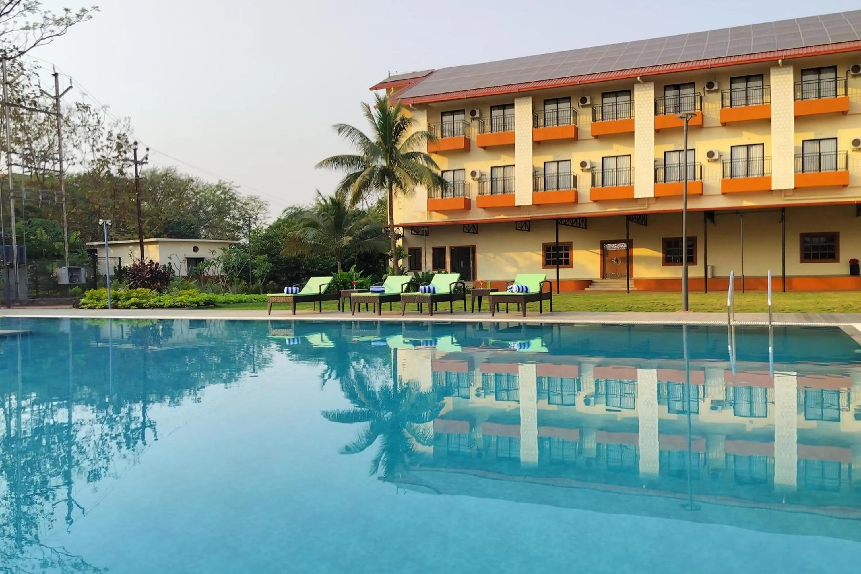 Swimming pool in Pegasus Lifestyle Resort Karjat