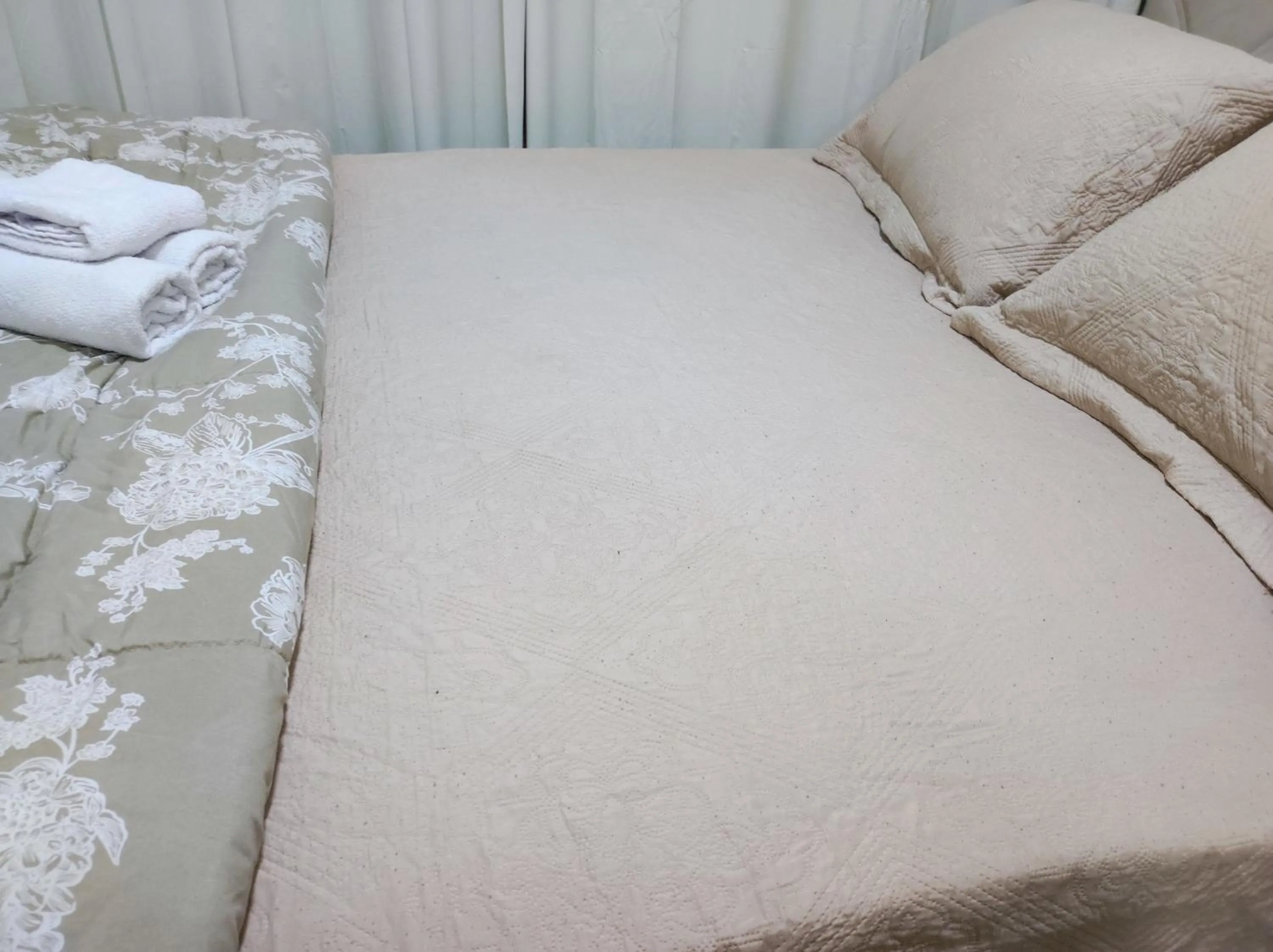 Bed in Fabuloso Apartamento central em Curitiba