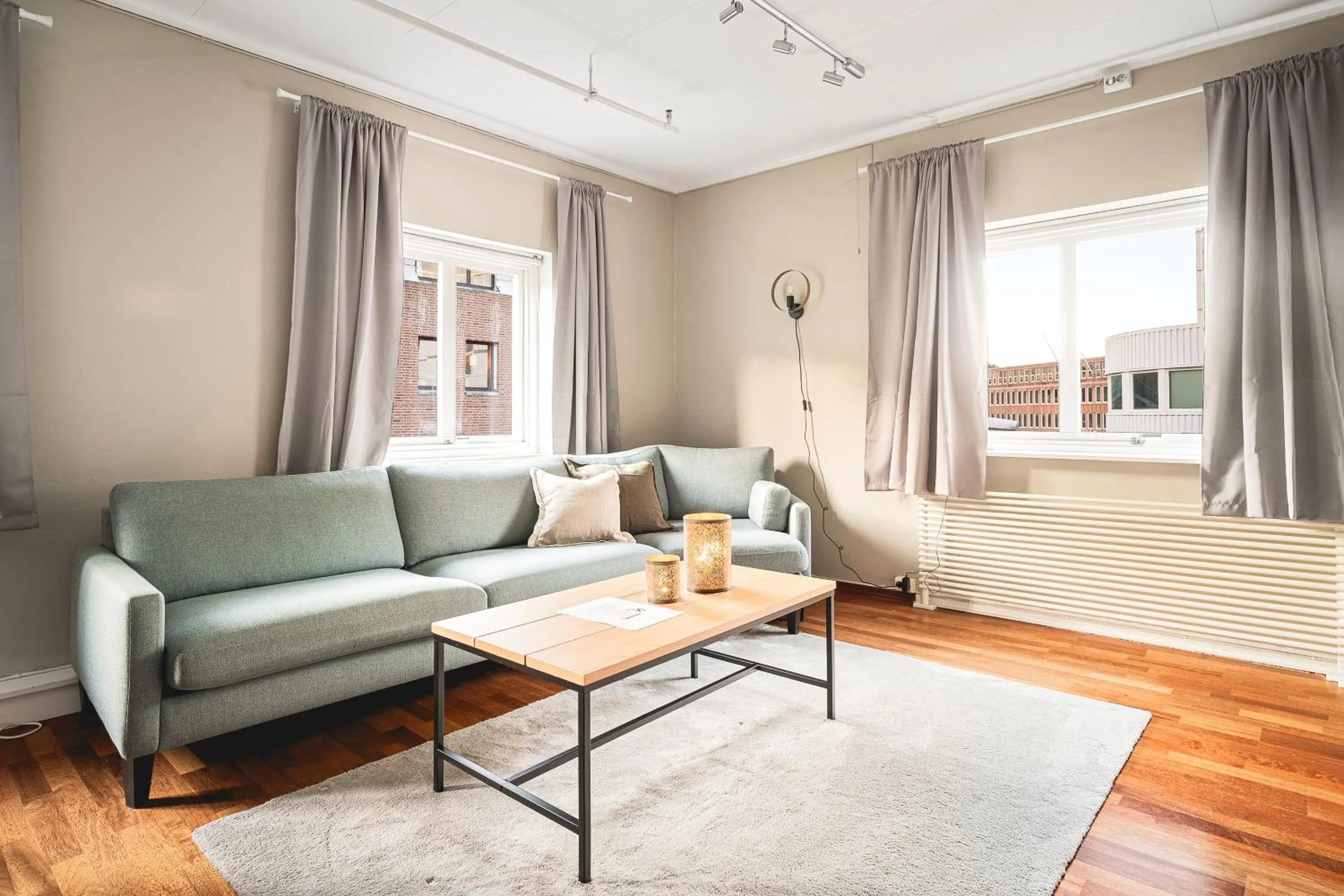 Living room in Enter Amalie Apartment Hotel