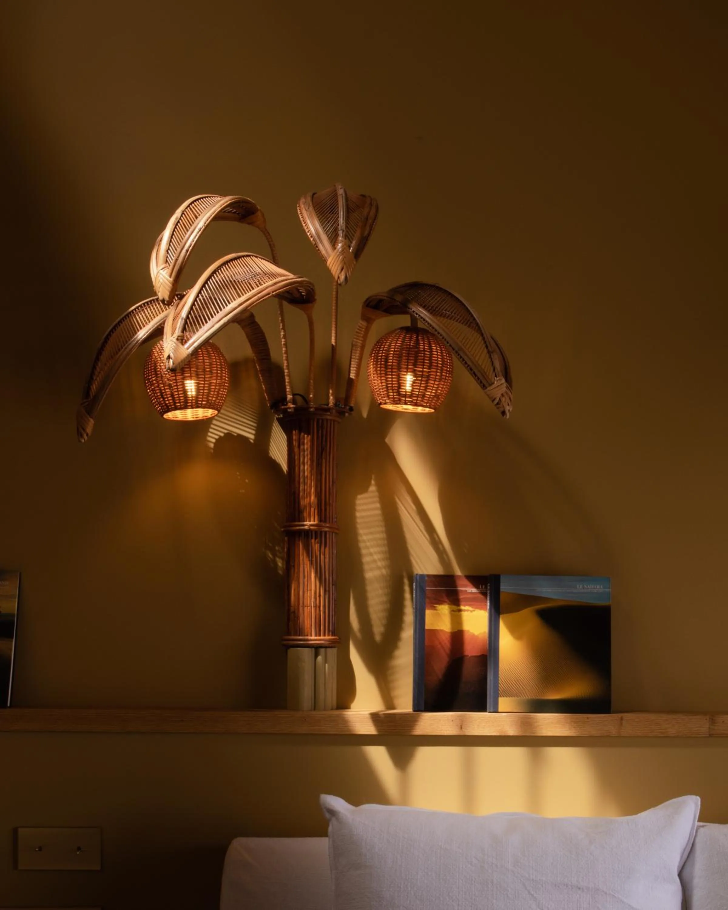 Decorative detail, Bed in Château de Théoule