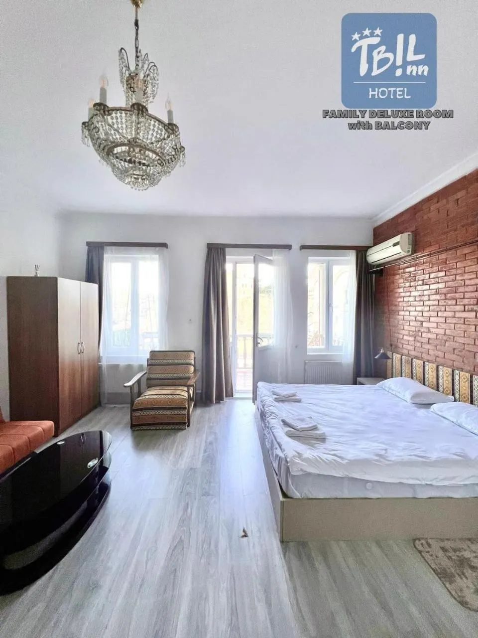 Bed in Tbil Inn Hotel