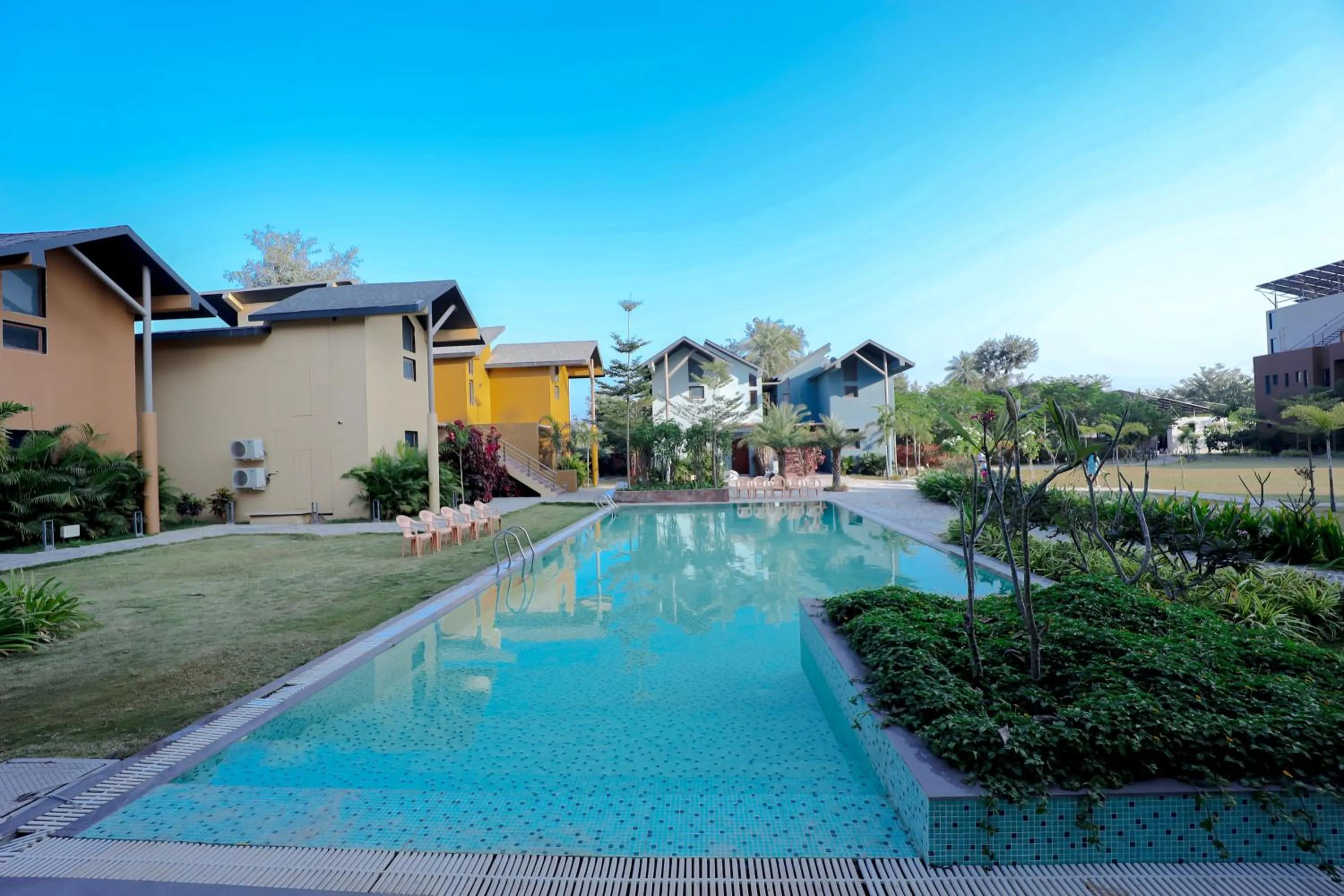 Swimming pool in Pride Resort Ambaji