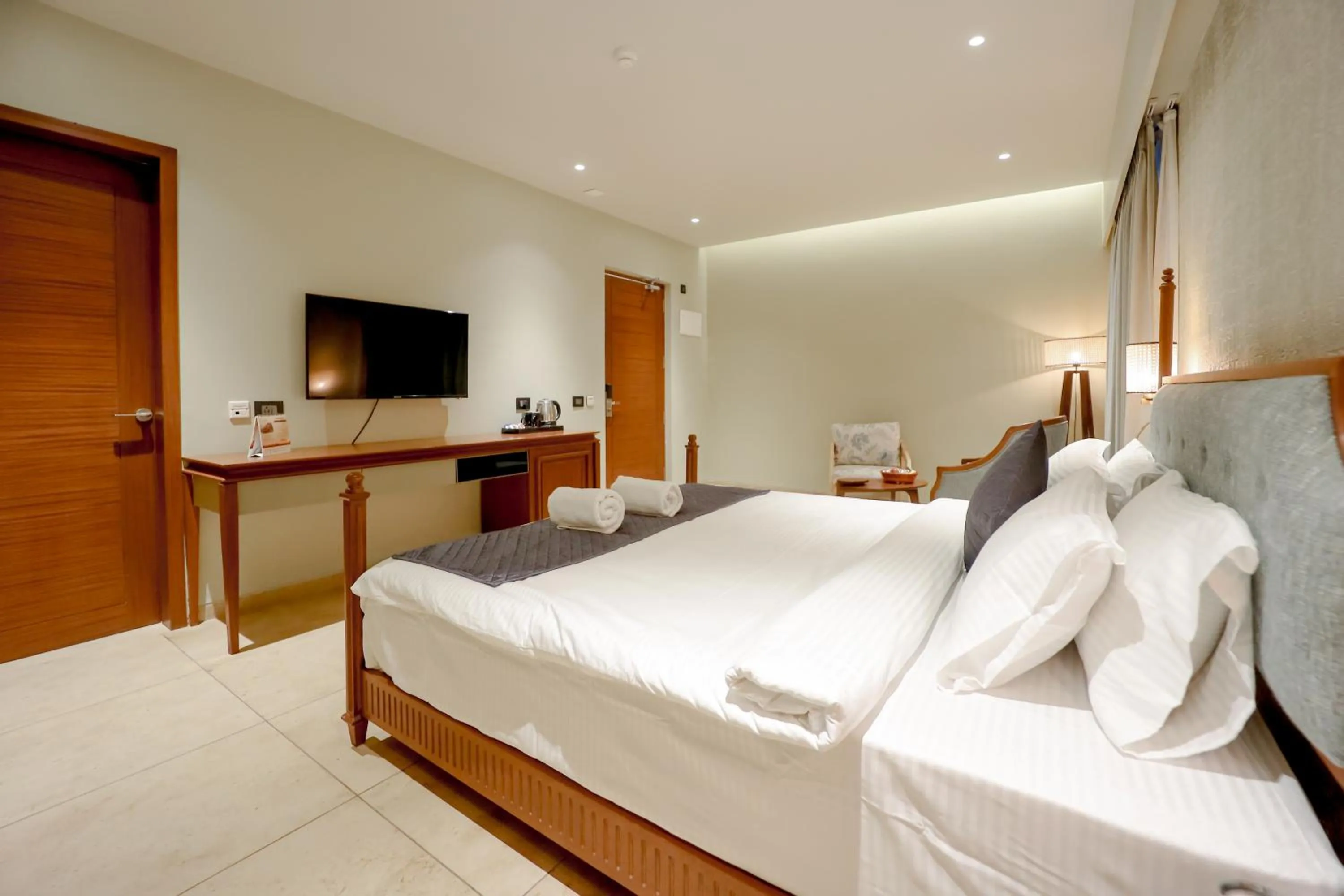 Bed in Pride Resort Ambaji