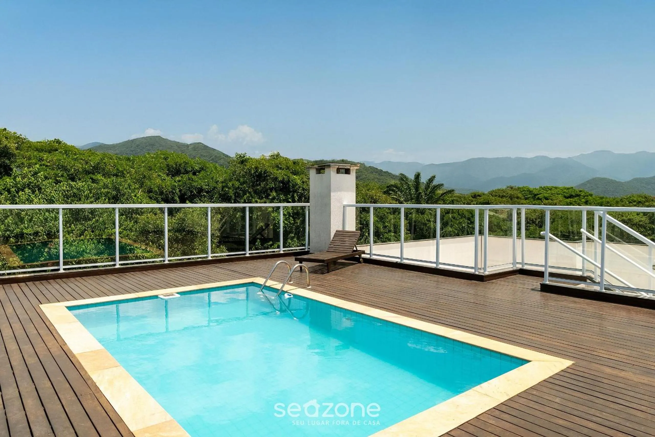 Swimming pool in RJI - Apartamentos próximos da praia de Itaguá