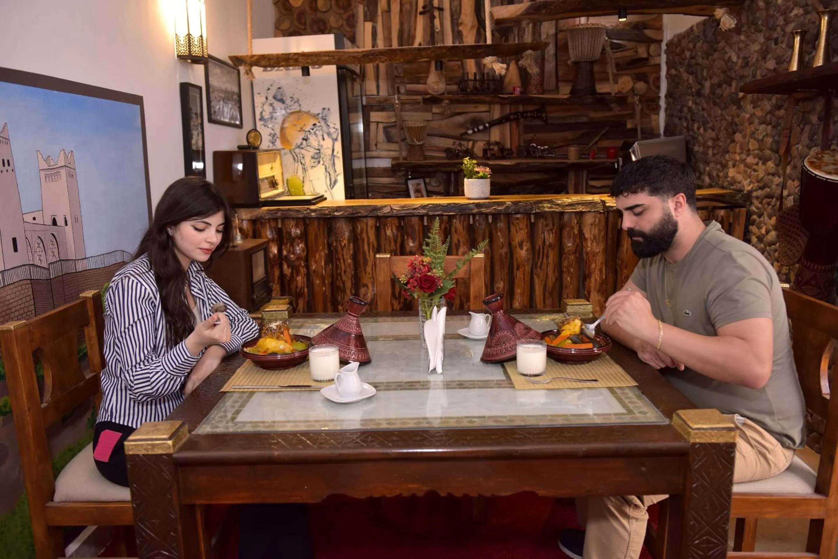 Dining area in RIAD KALE POLIS