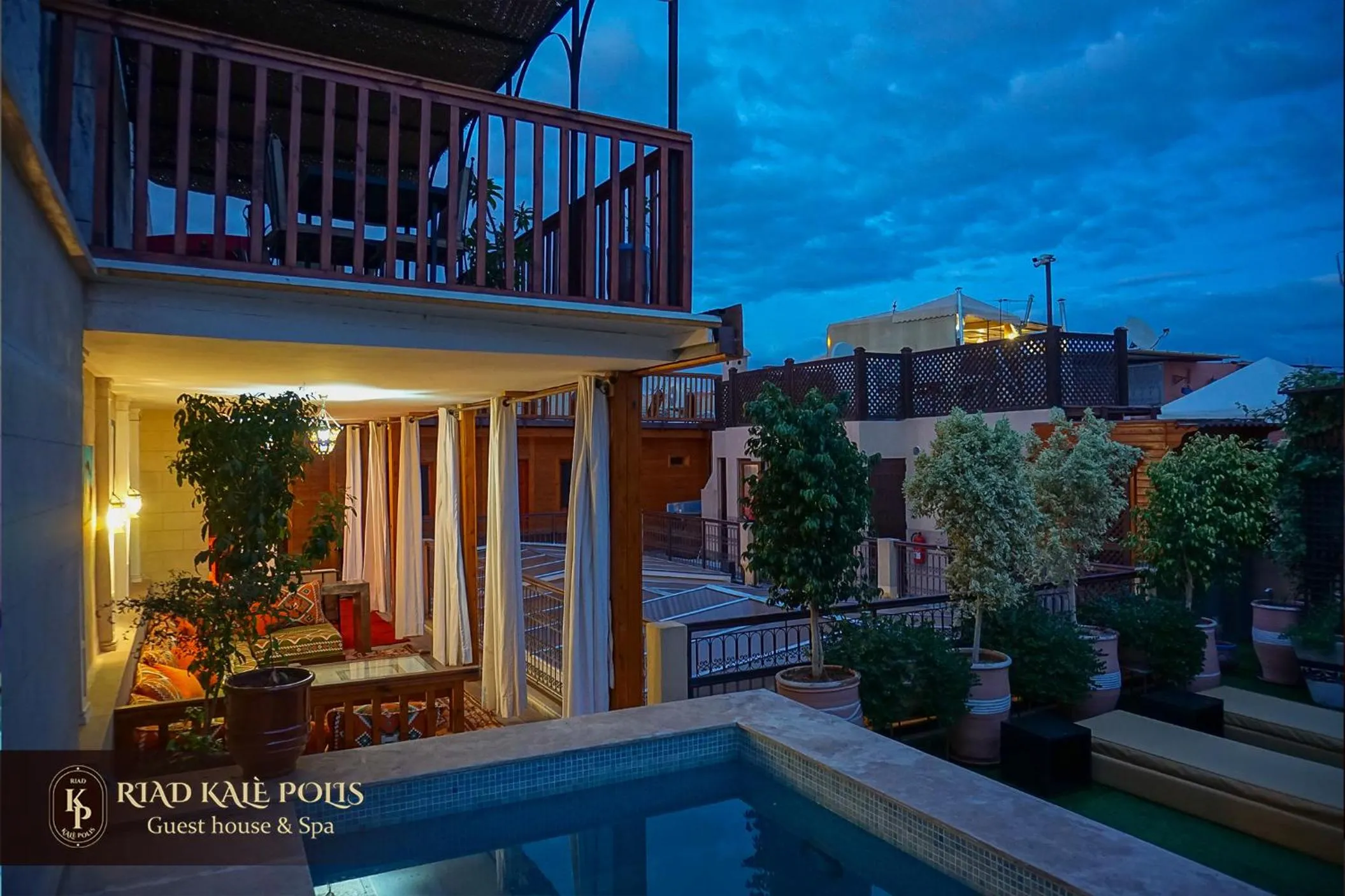 Patio in RIAD KALE POLIS