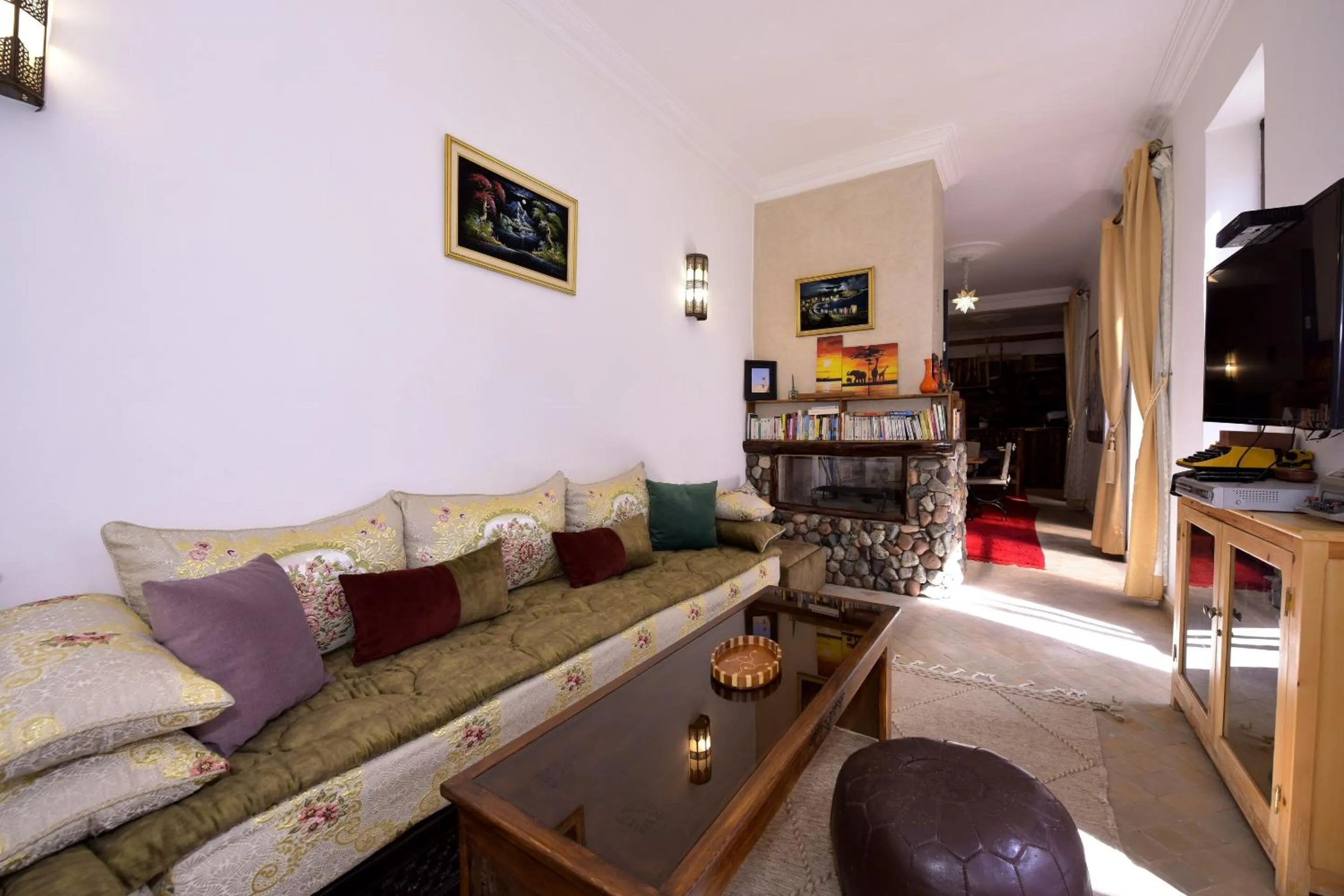 Living room in RIAD KALE POLIS