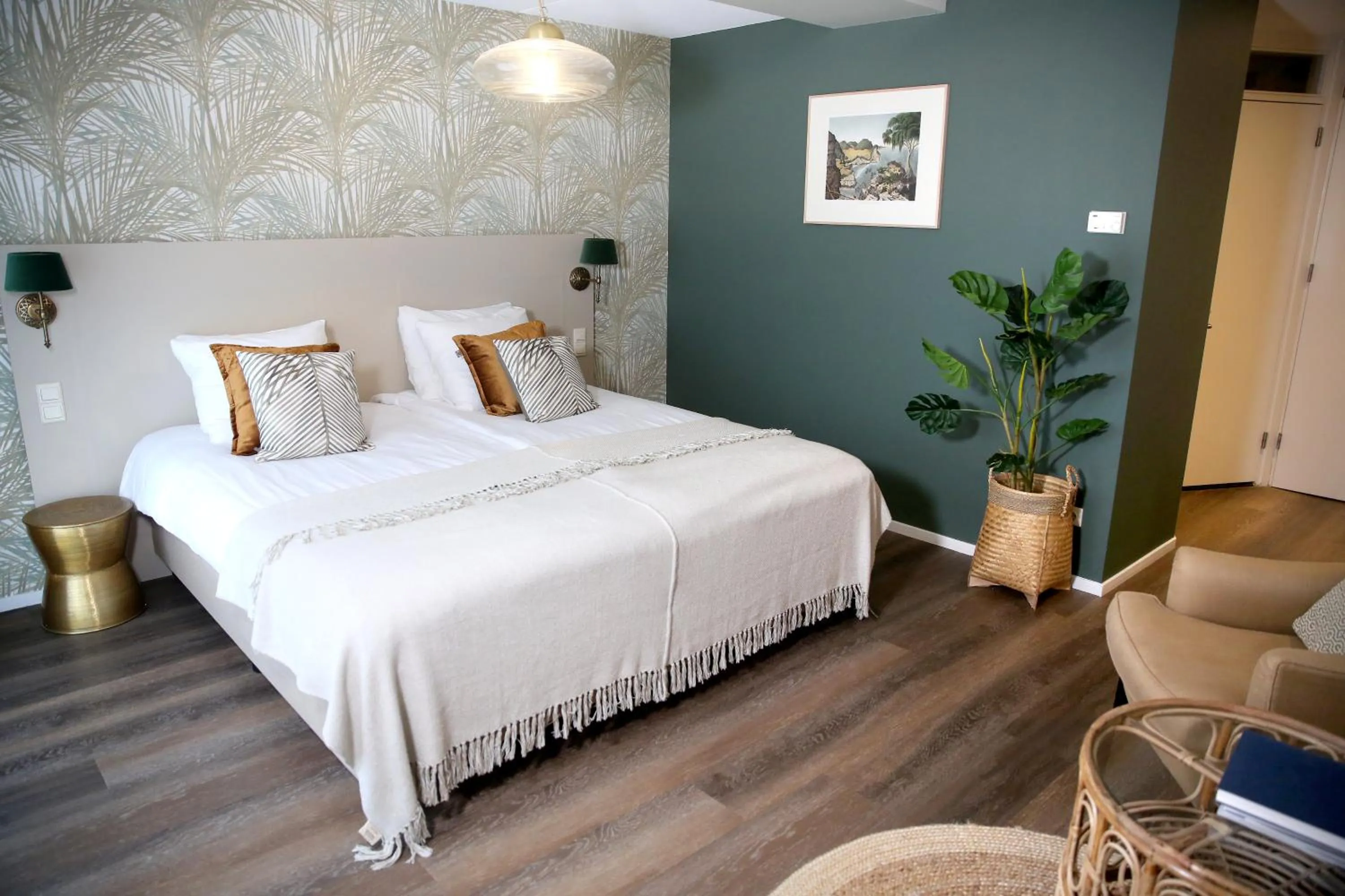 View (from property/room), Bed in Landgoed Duin & Kruidberg