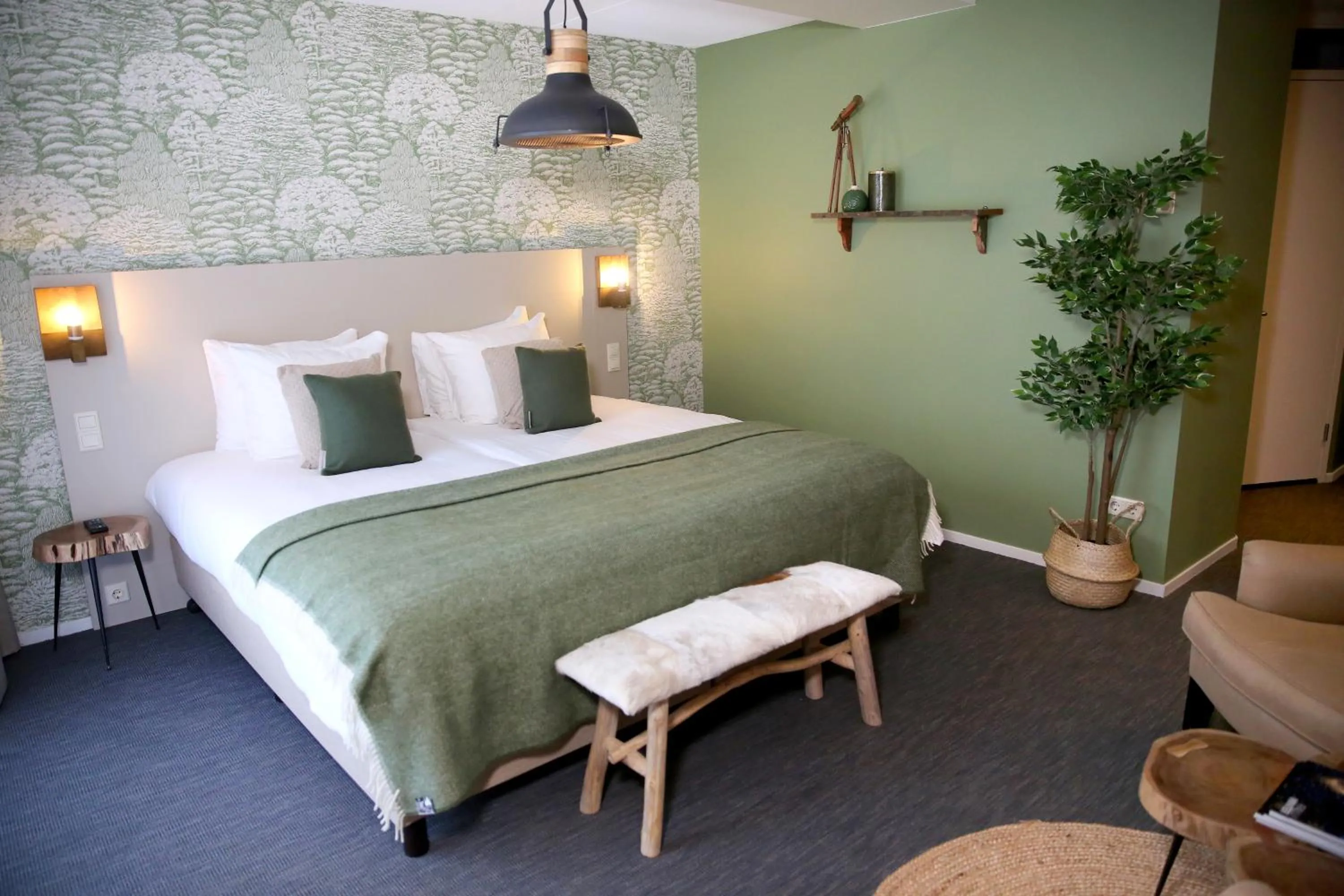 Bedroom, Bed in Landgoed Duin & Kruidberg