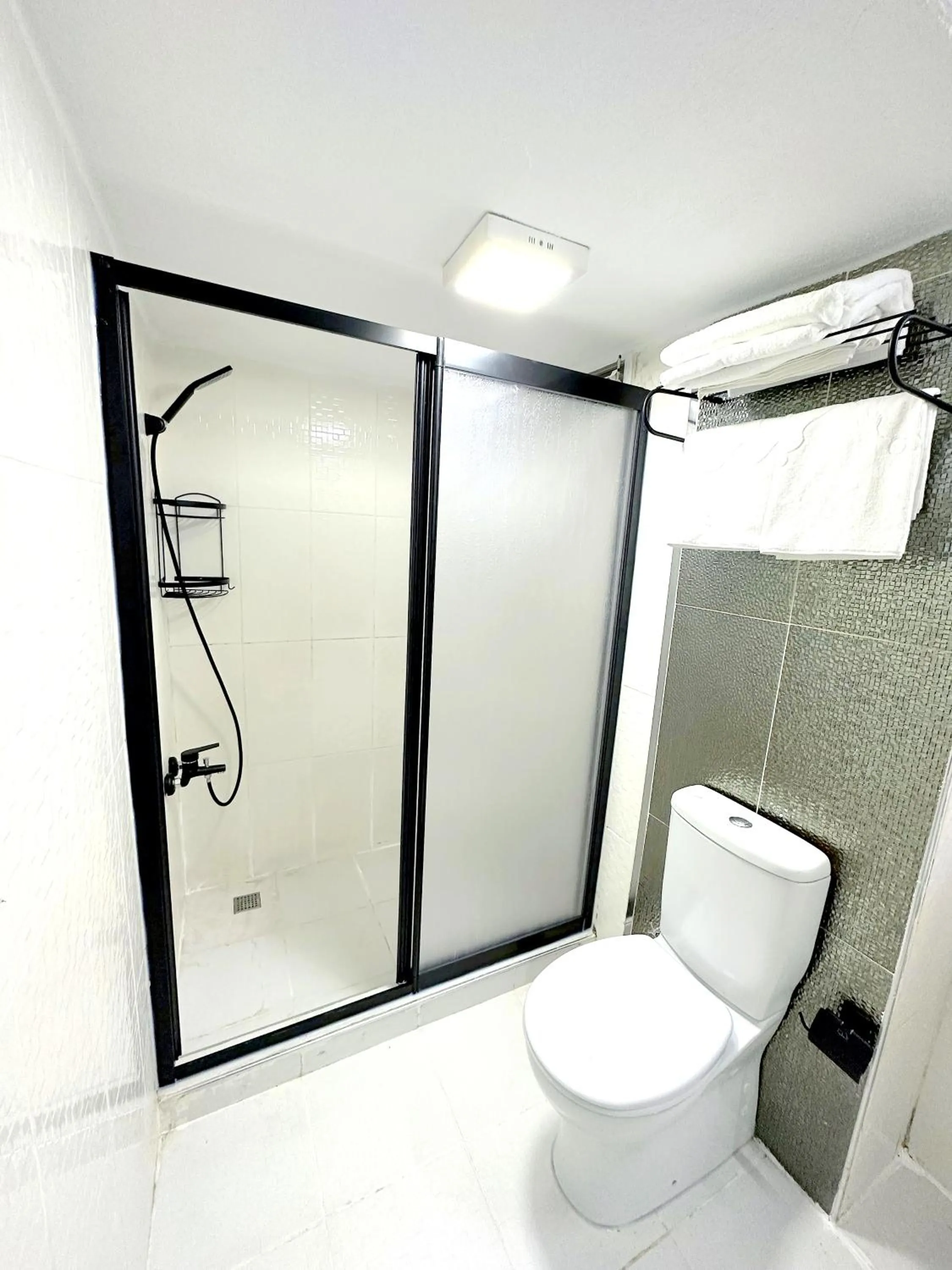 Shower in Menesa Hotel