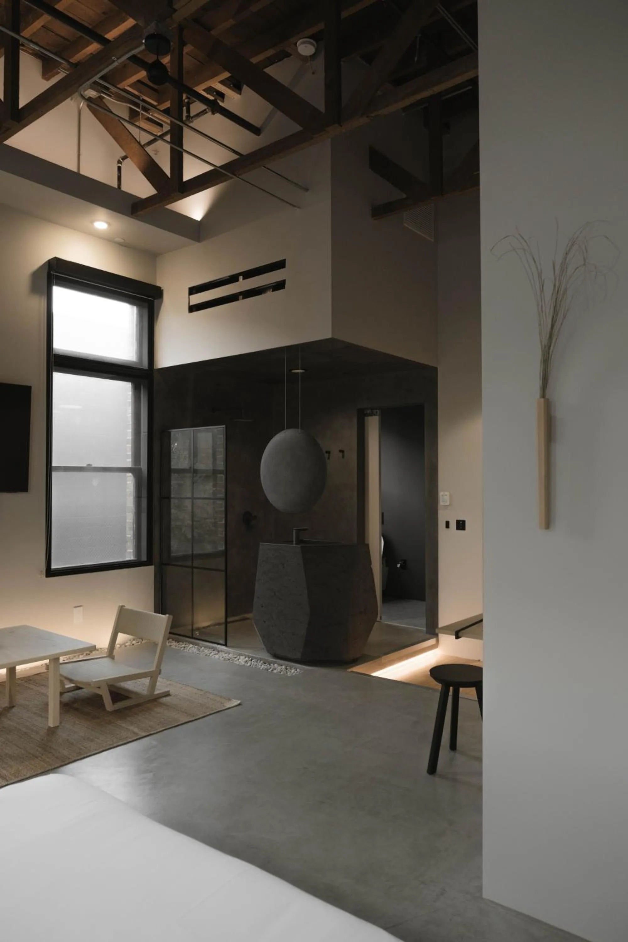 Bathroom in kodō hotel - Heart of LA Arts District