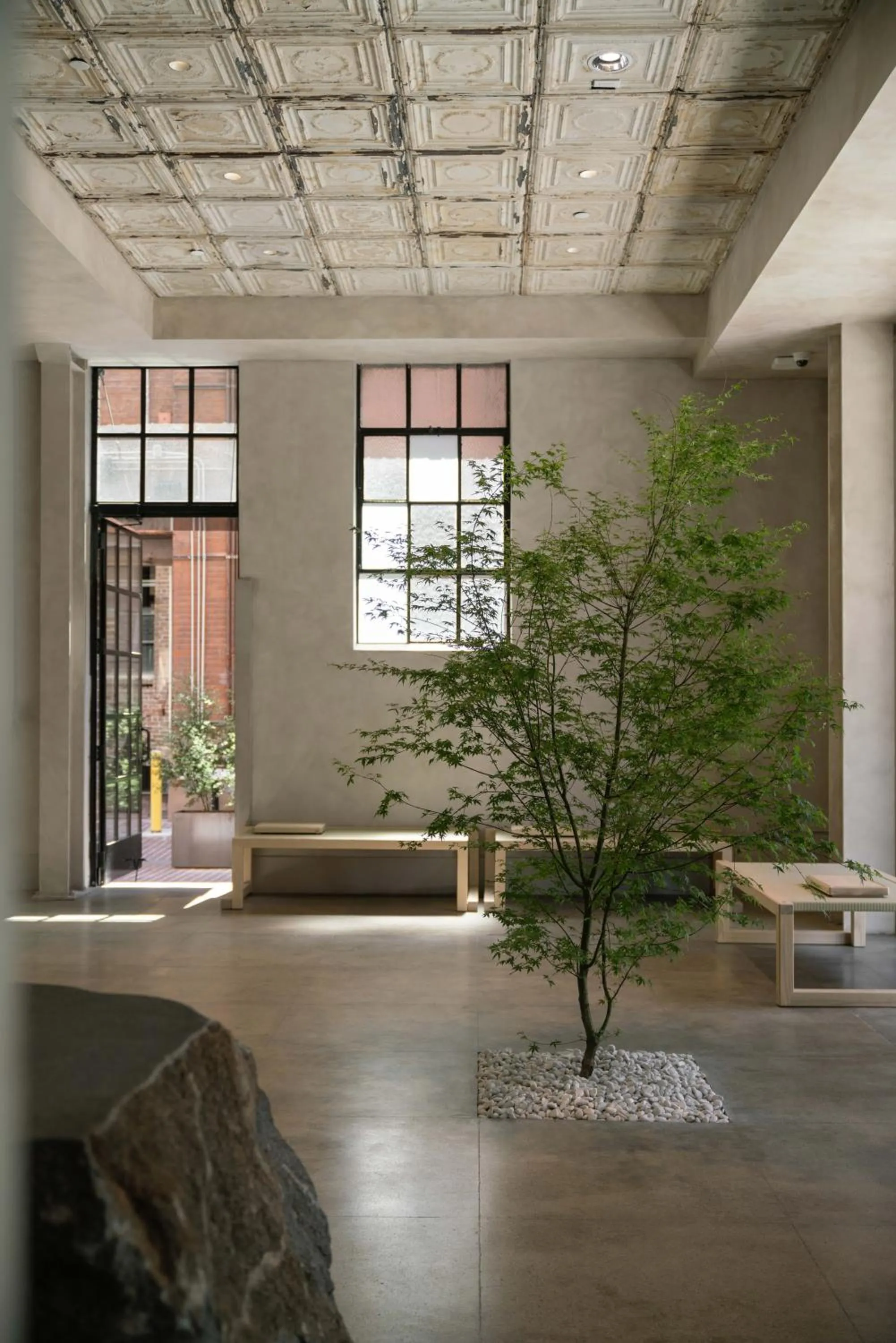 Lobby or reception in kodō hotel - Heart of LA Arts District