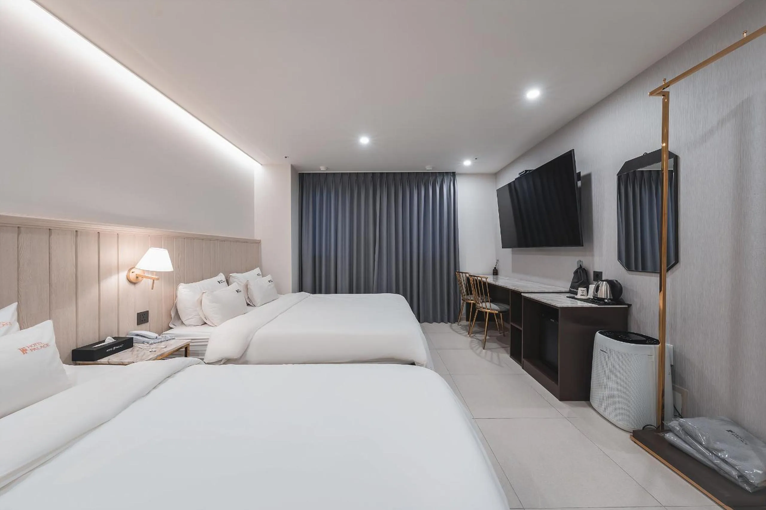 Bed in Hotel Palace Gyeongju