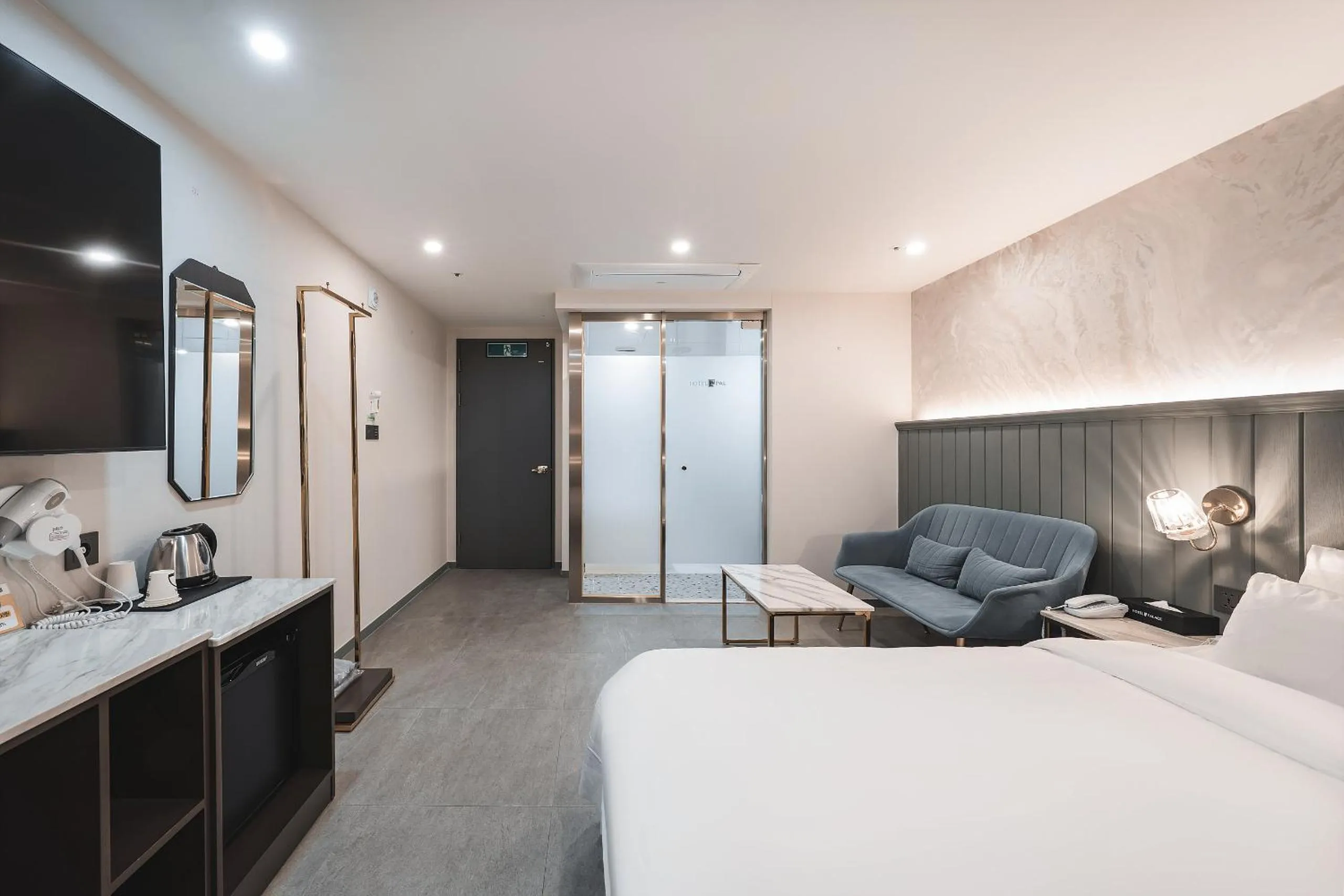 Bed in Hotel Palace Gyeongju