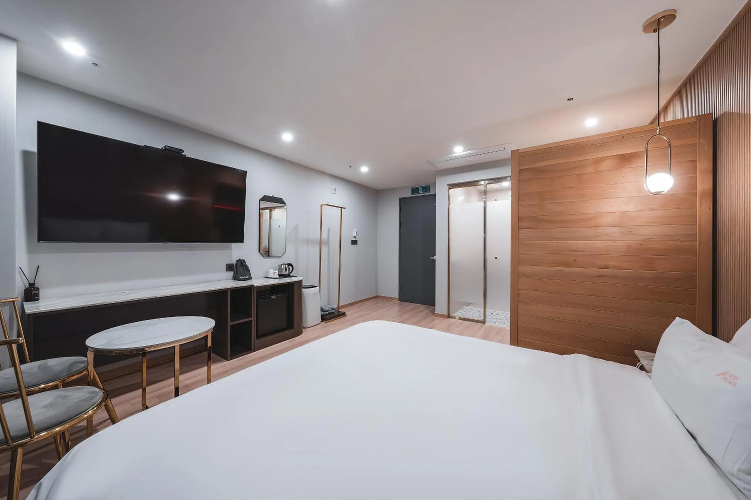 Bed in Hotel Palace Gyeongju