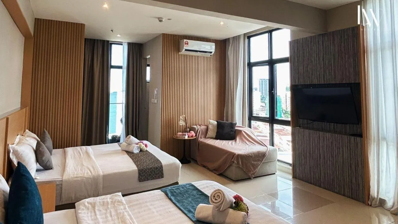 Bed in The Shore Kota Kinabalu City Centre by LW Suites