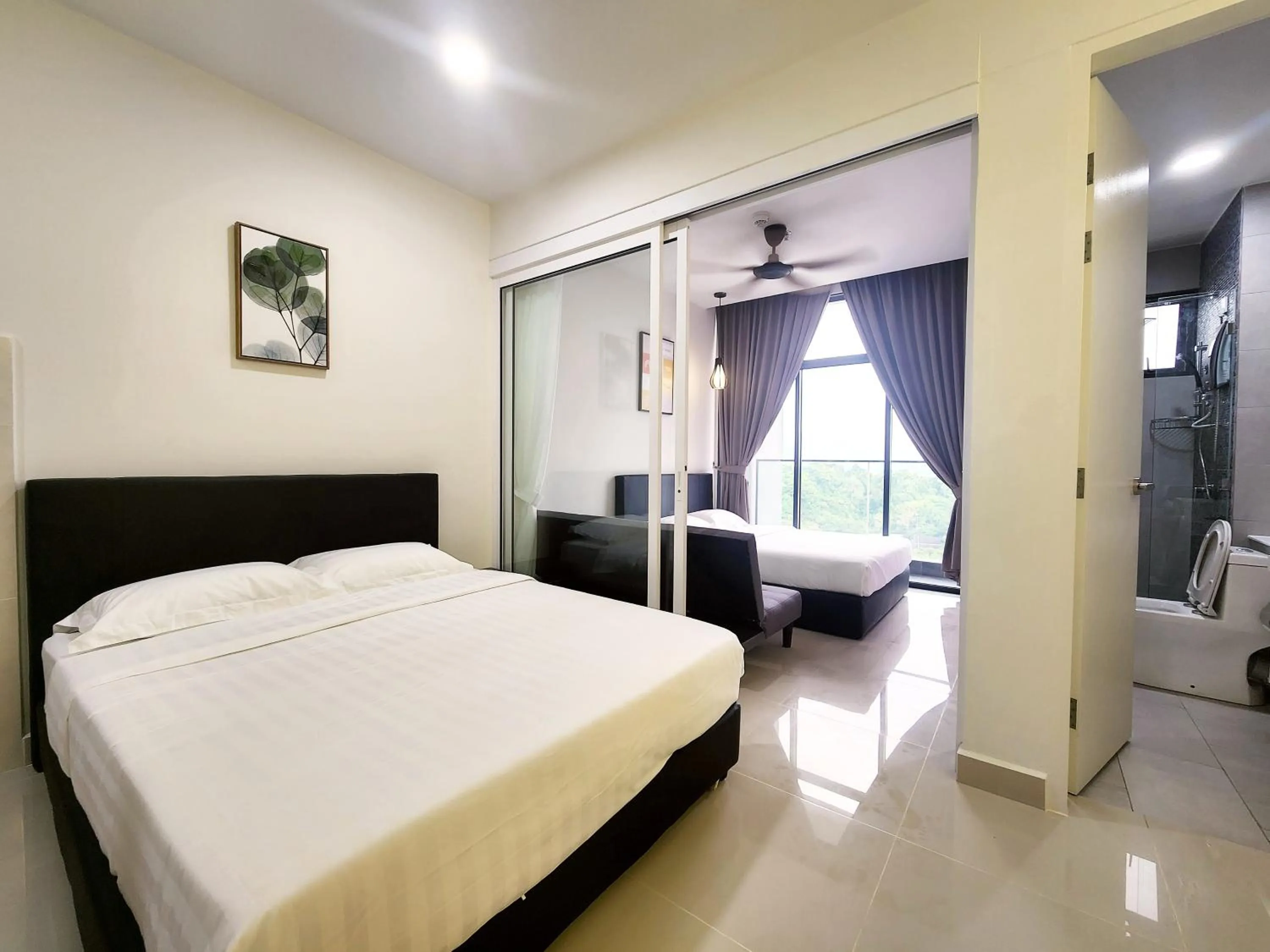 Bed in The Shore Kota Kinabalu City Centre by LW Suites