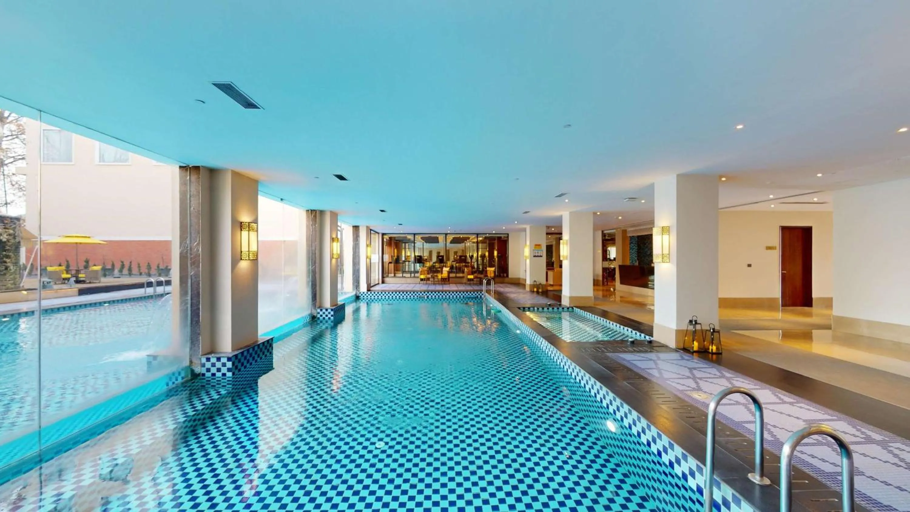 Pool view in Radisson Collection Hotel & Spa, Riverfront Srinagar